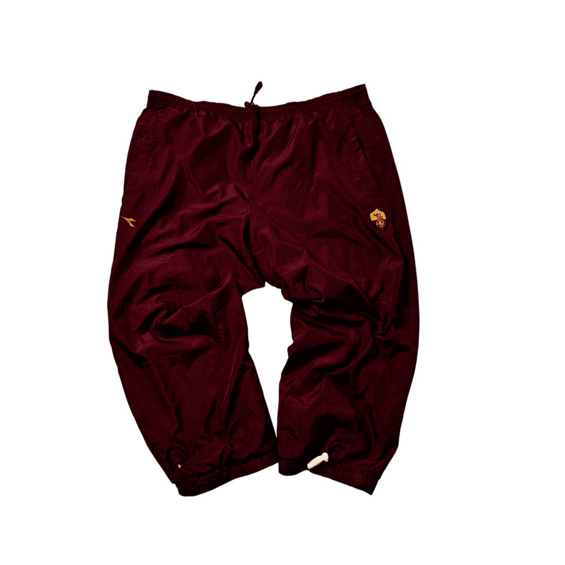 Burgundy Roma Football Track Pants - XXL