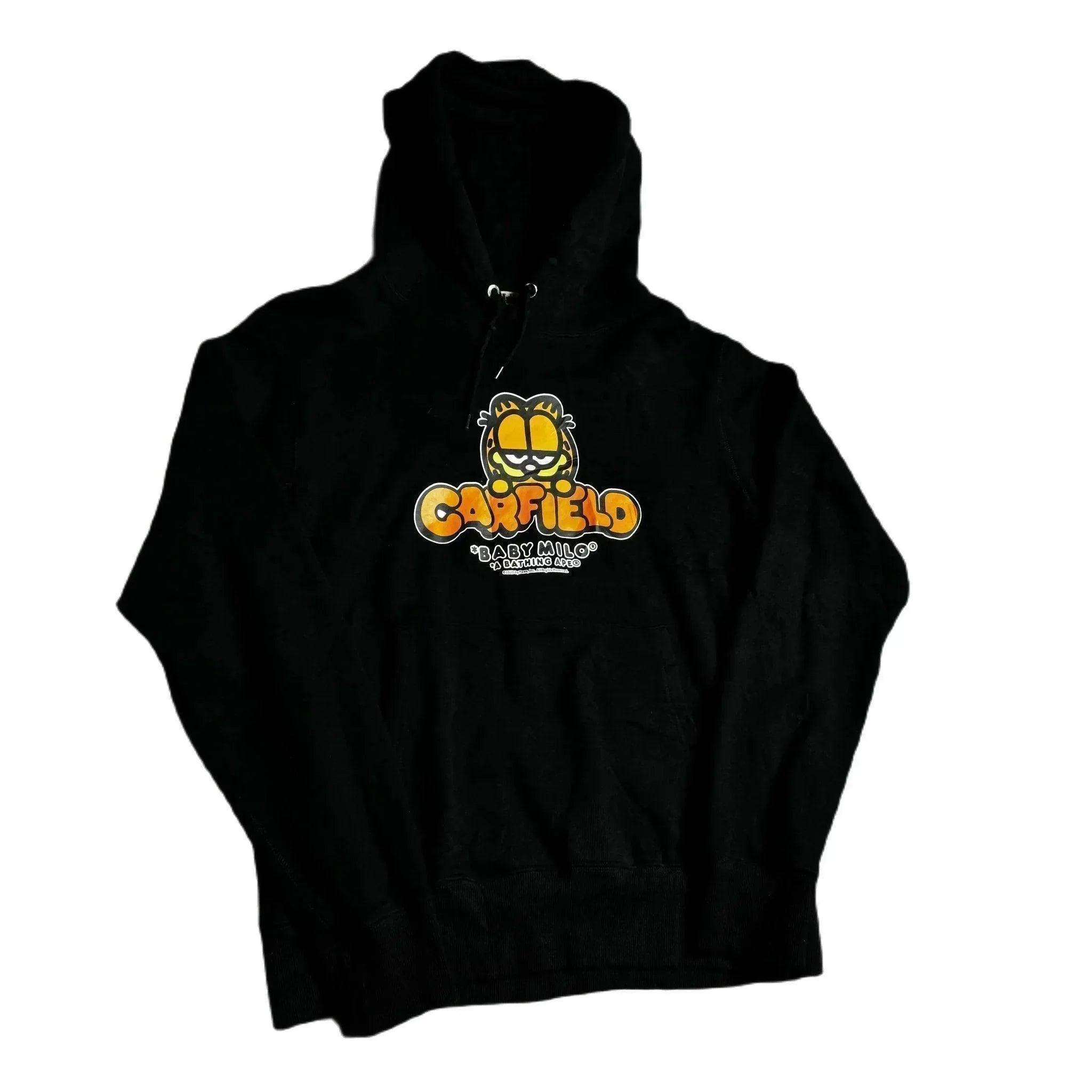 Black A Bathing Ape (BAPE) x Garfield Hoodie - XL