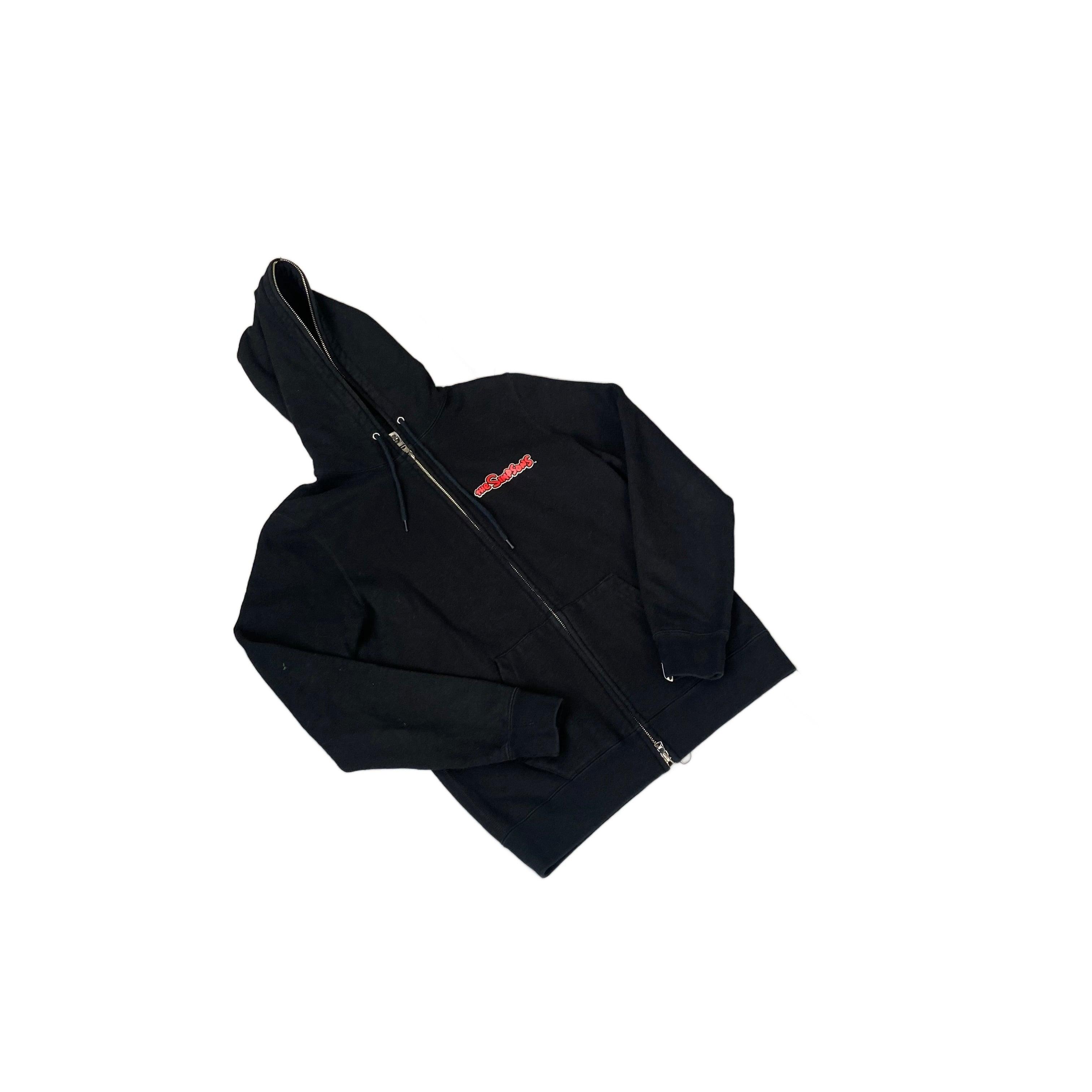 Black A Bathing Ape (BAPE) x The Simpsons Hoodie - S