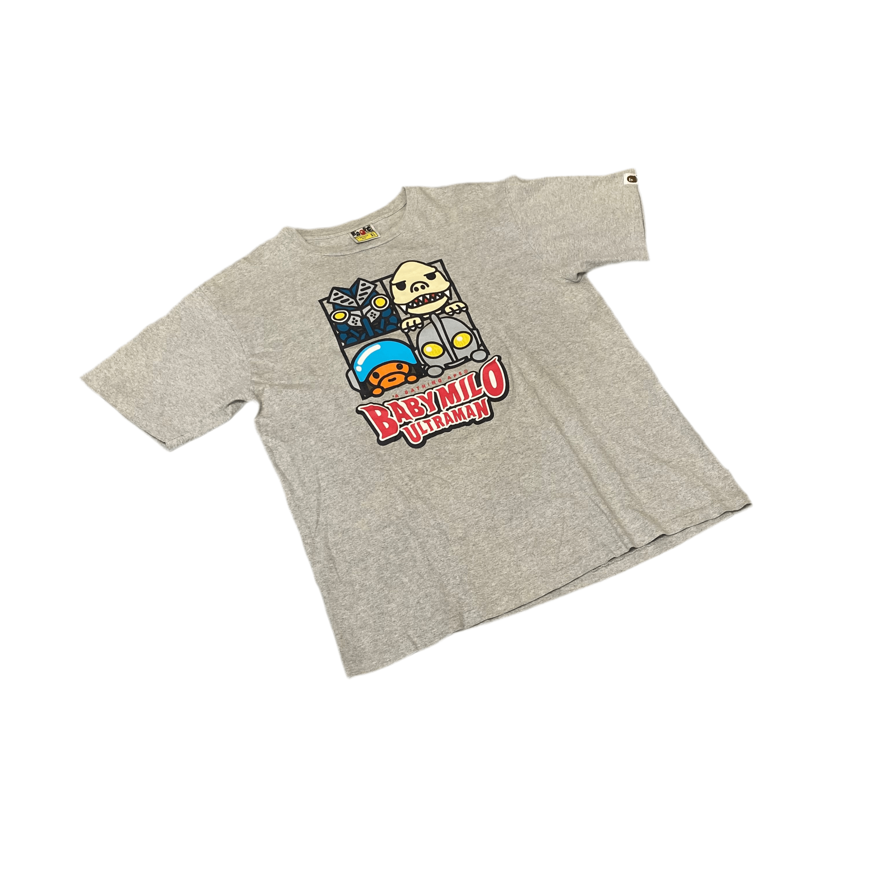 Grey A Bathing Ape (BAPE) x Ultraman Tee - XL