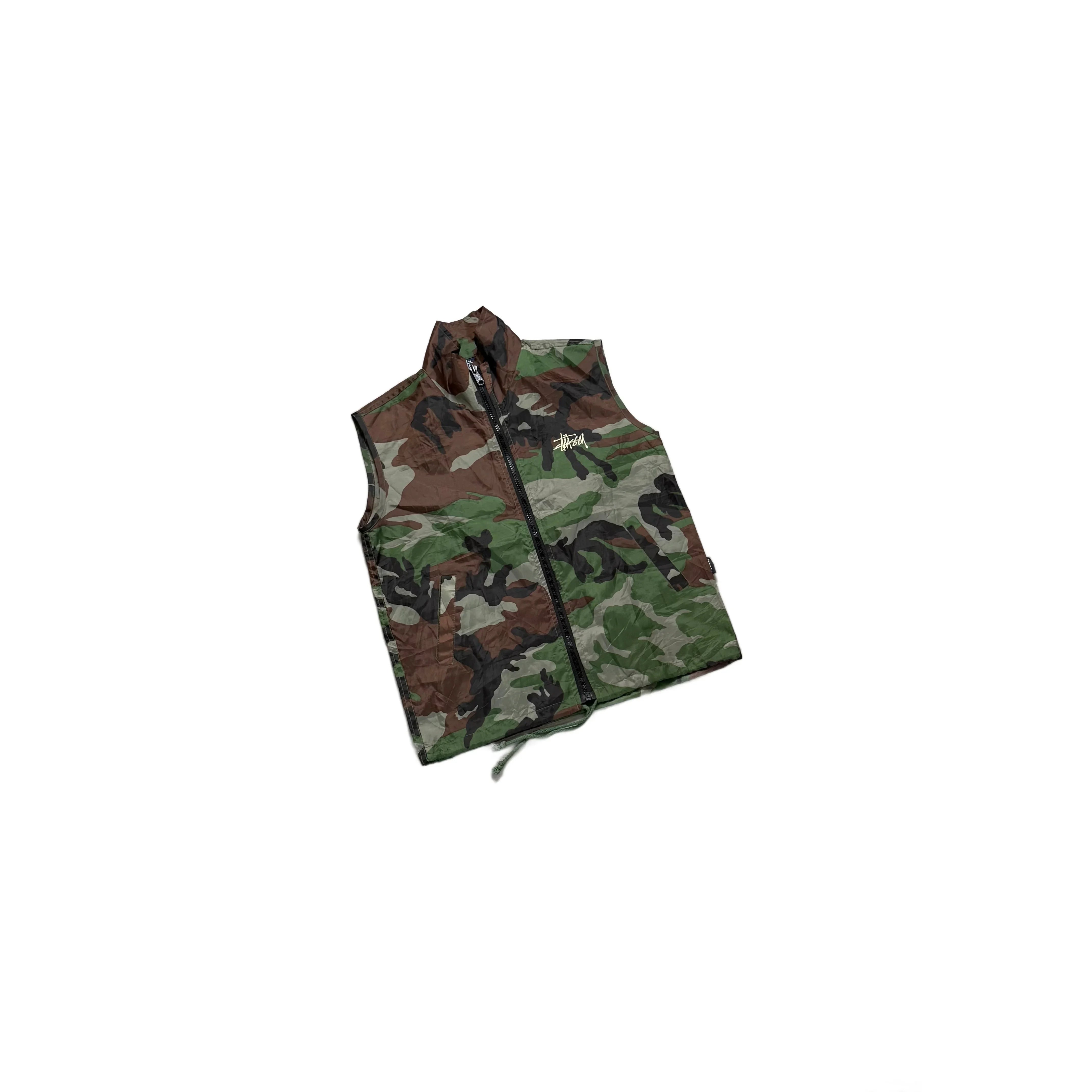 Camo Stussy Gilet - S