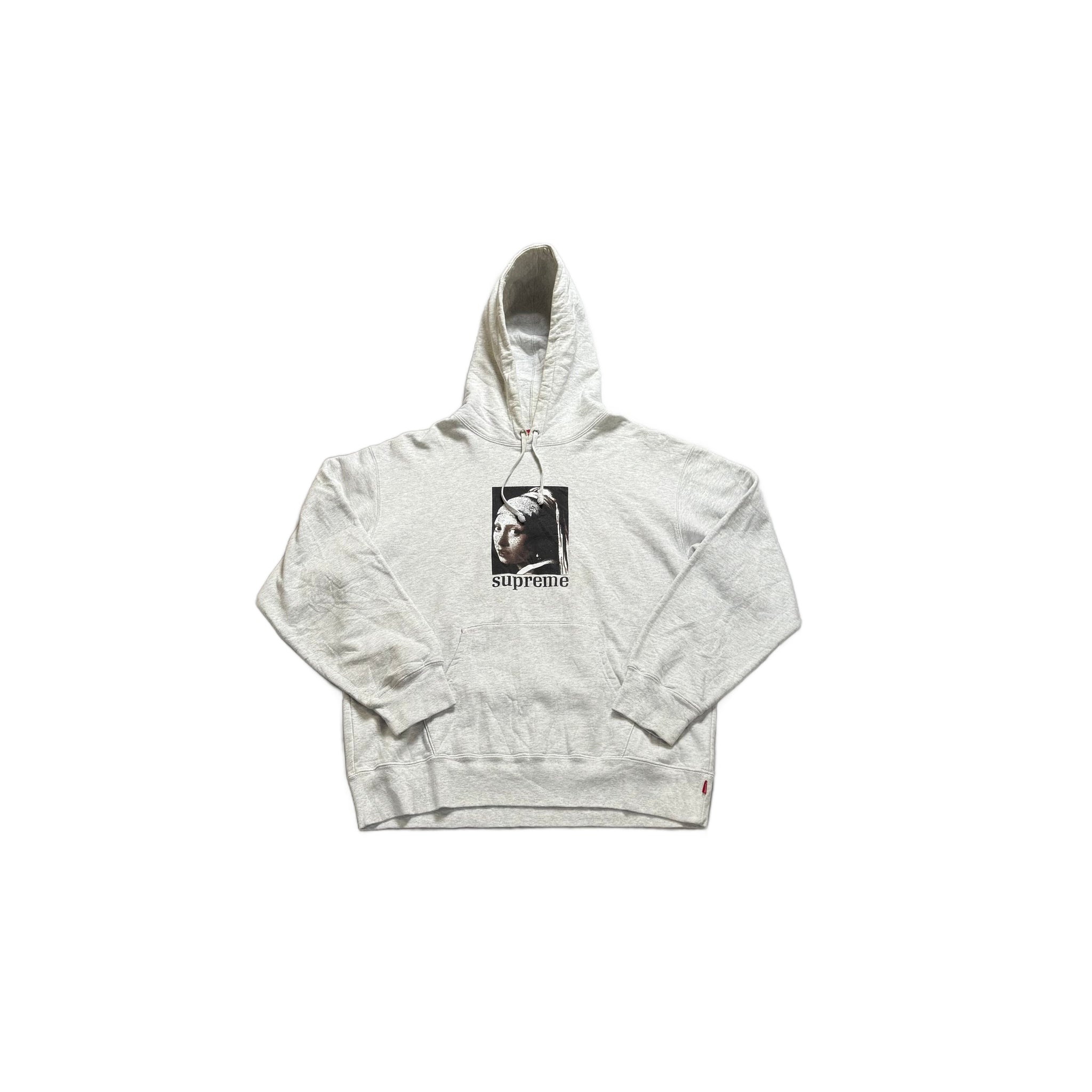 Grey Supreme Hoodie - L