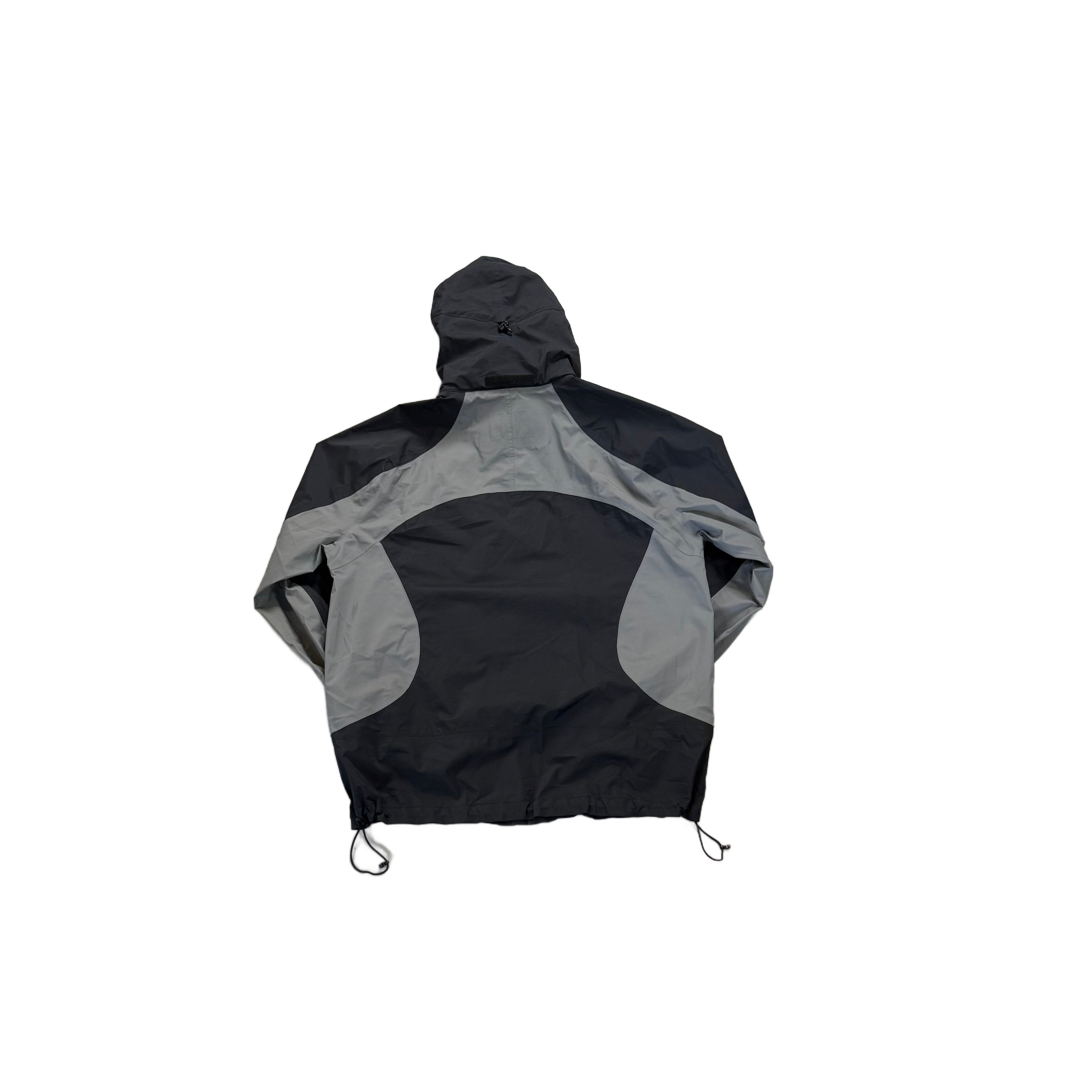 Black + Grey Stussy Jacket - M