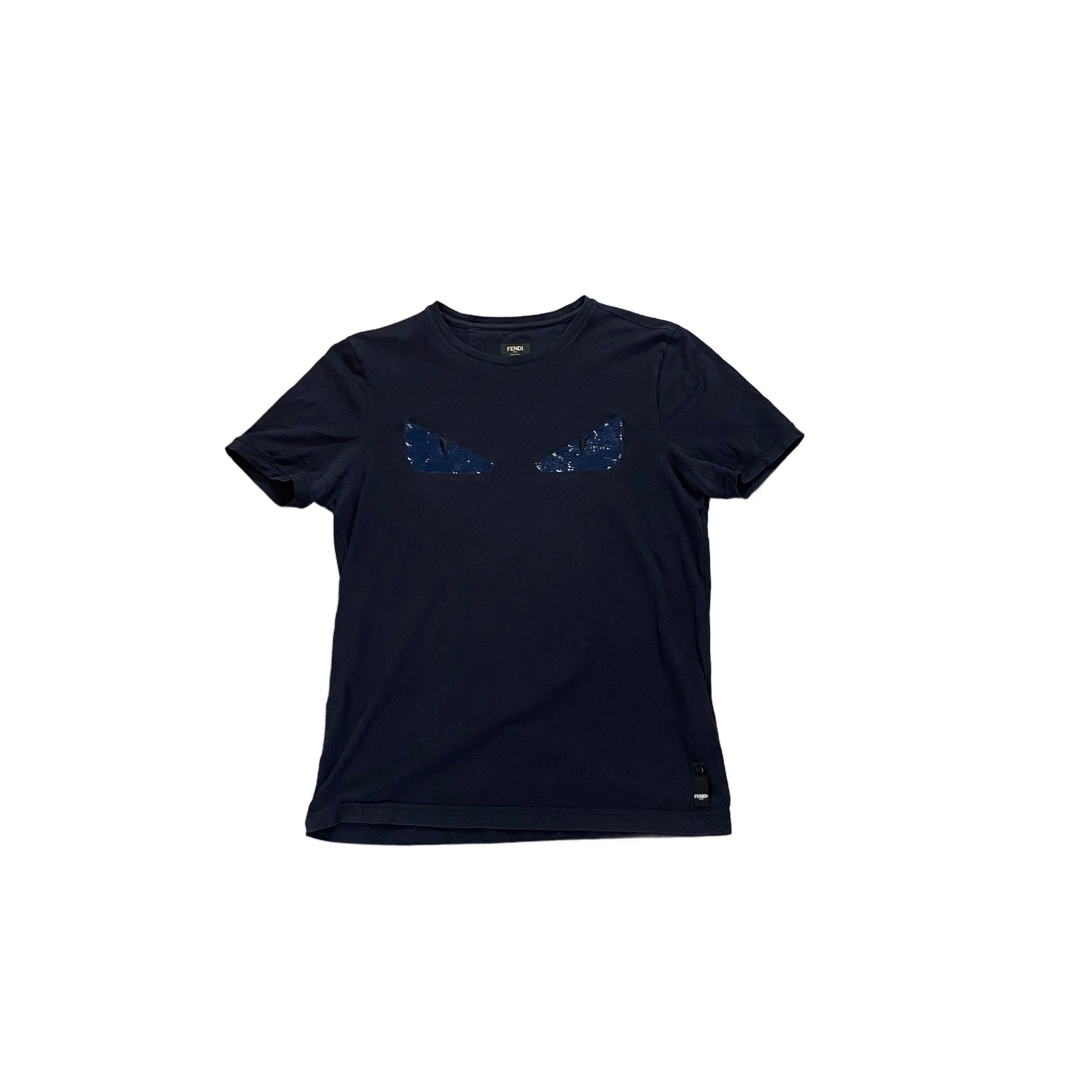 Navy Blue Fendi Tee - L