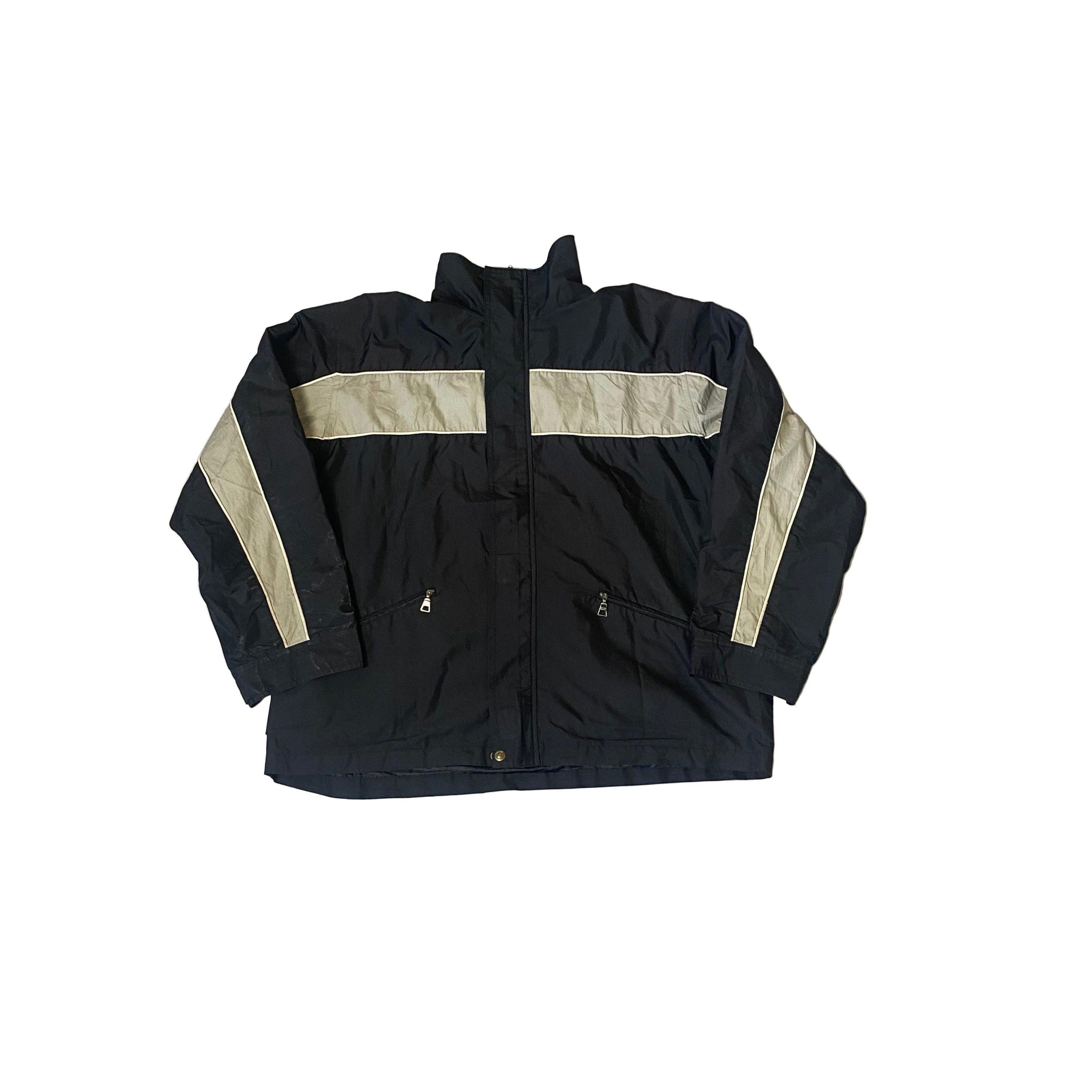 Vintage Black + Grey Prada Jacket - XL