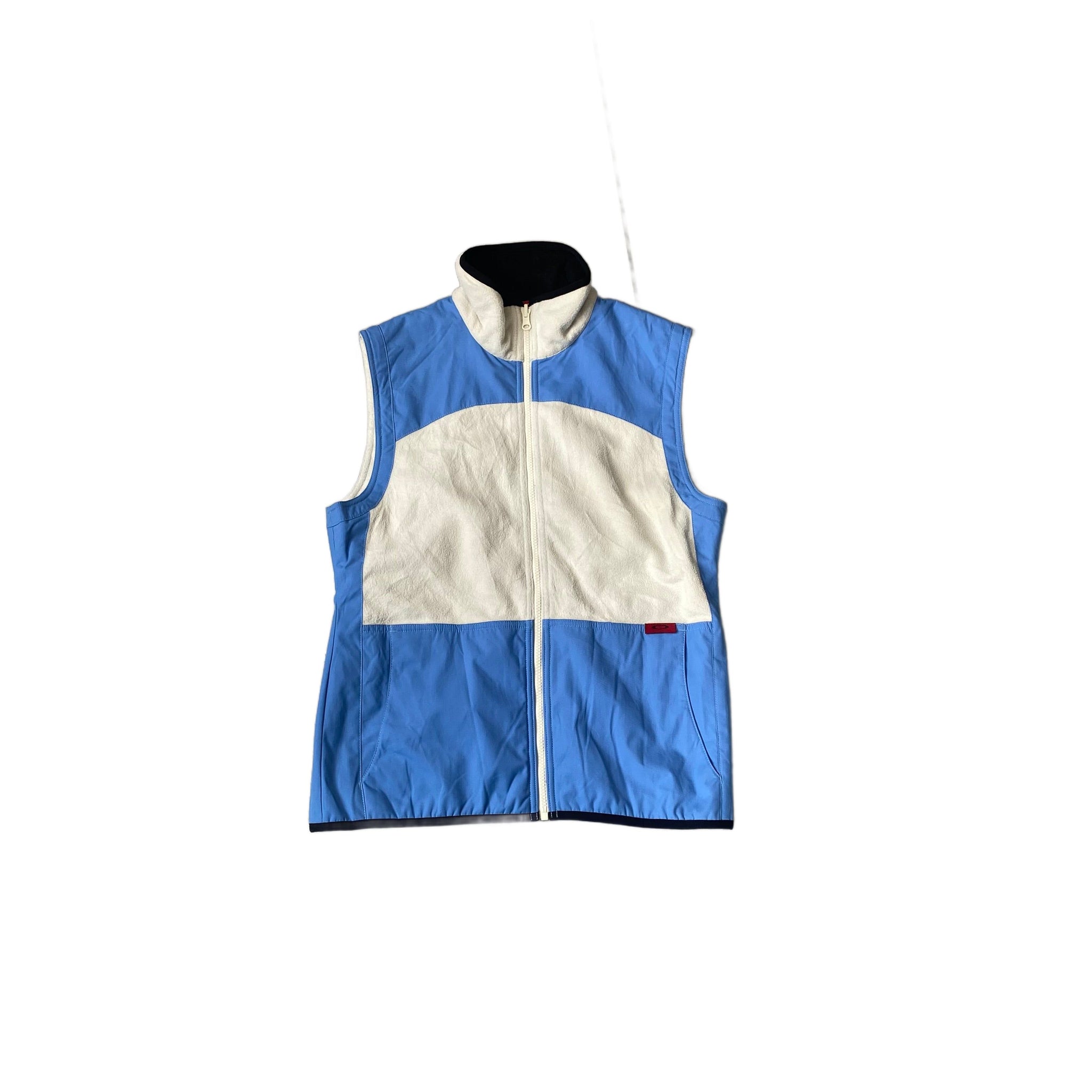 White + Blue Oakley Gilet - M