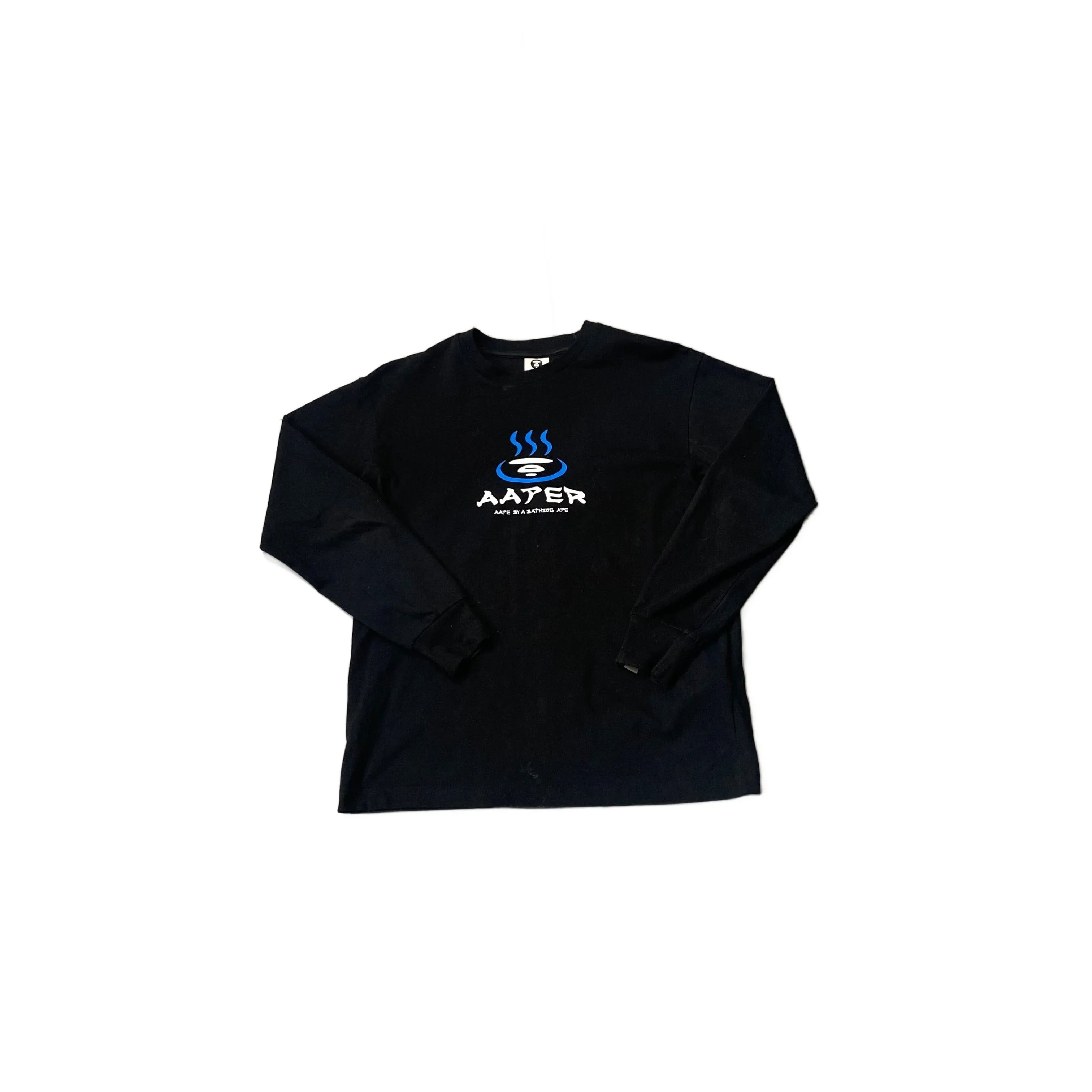 Black A Bathing Ape (BAPE) Long Sleeve Tee - S
