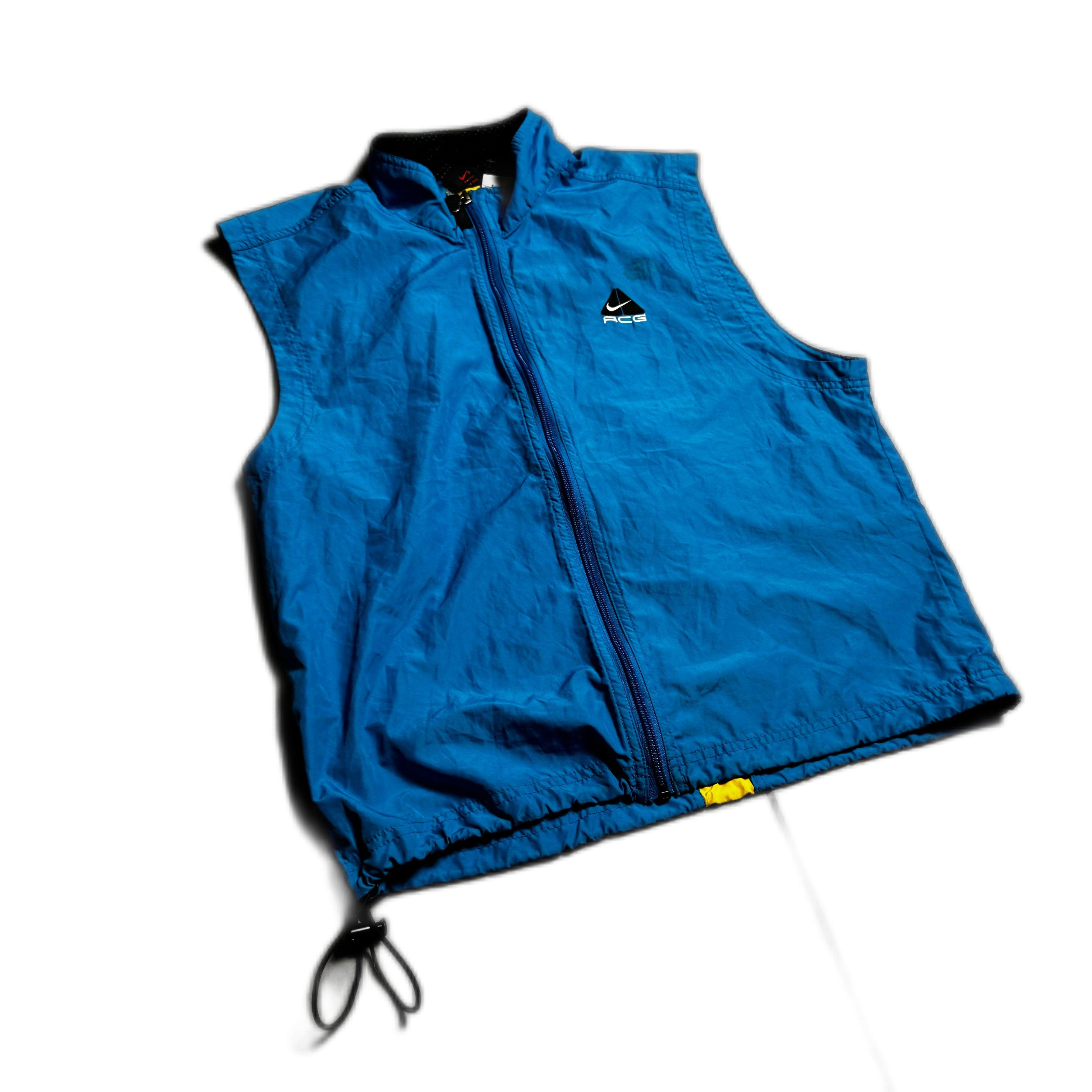 Vintage Blue Nike ACG Gilet - M