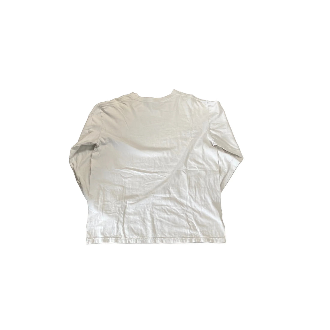 White Supreme Long Sleeve Tee - M