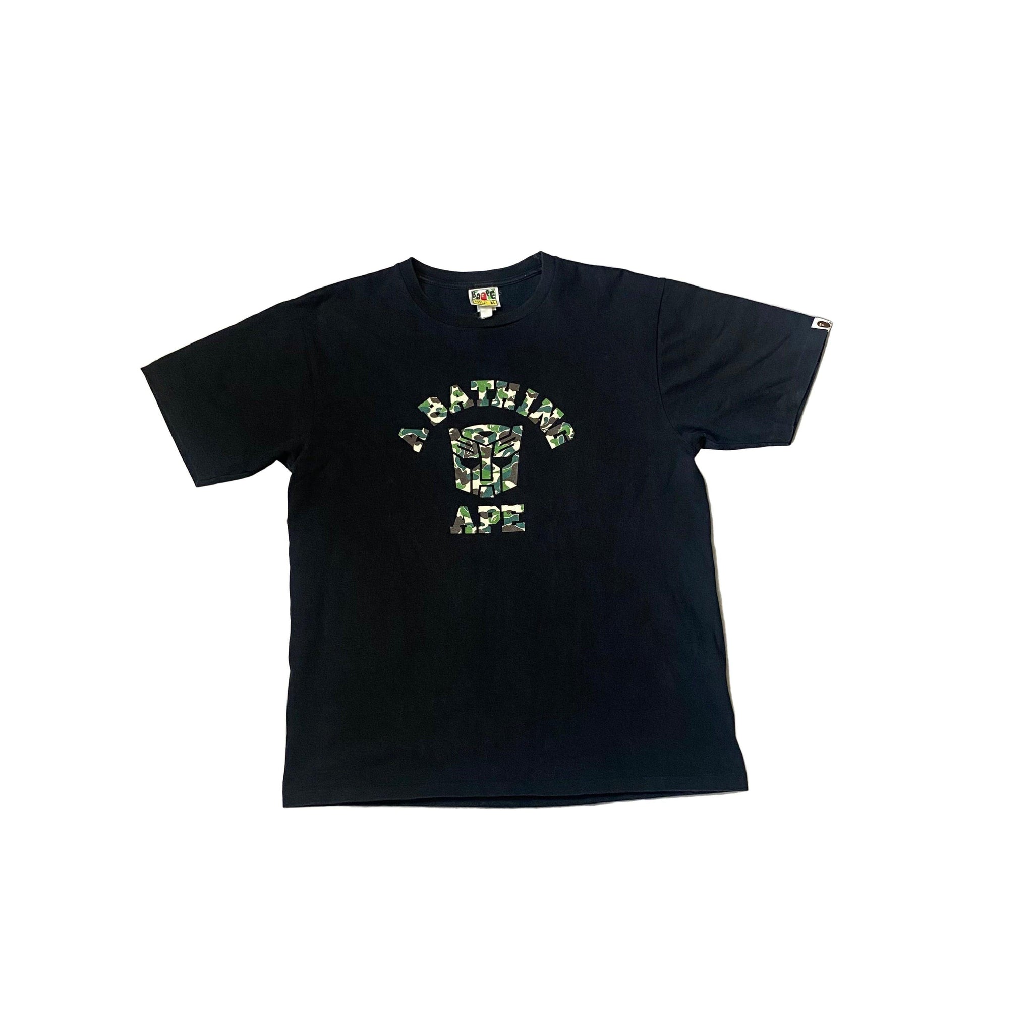 Black A Bathing Ape (BAPE) x Transformers Tee - XL