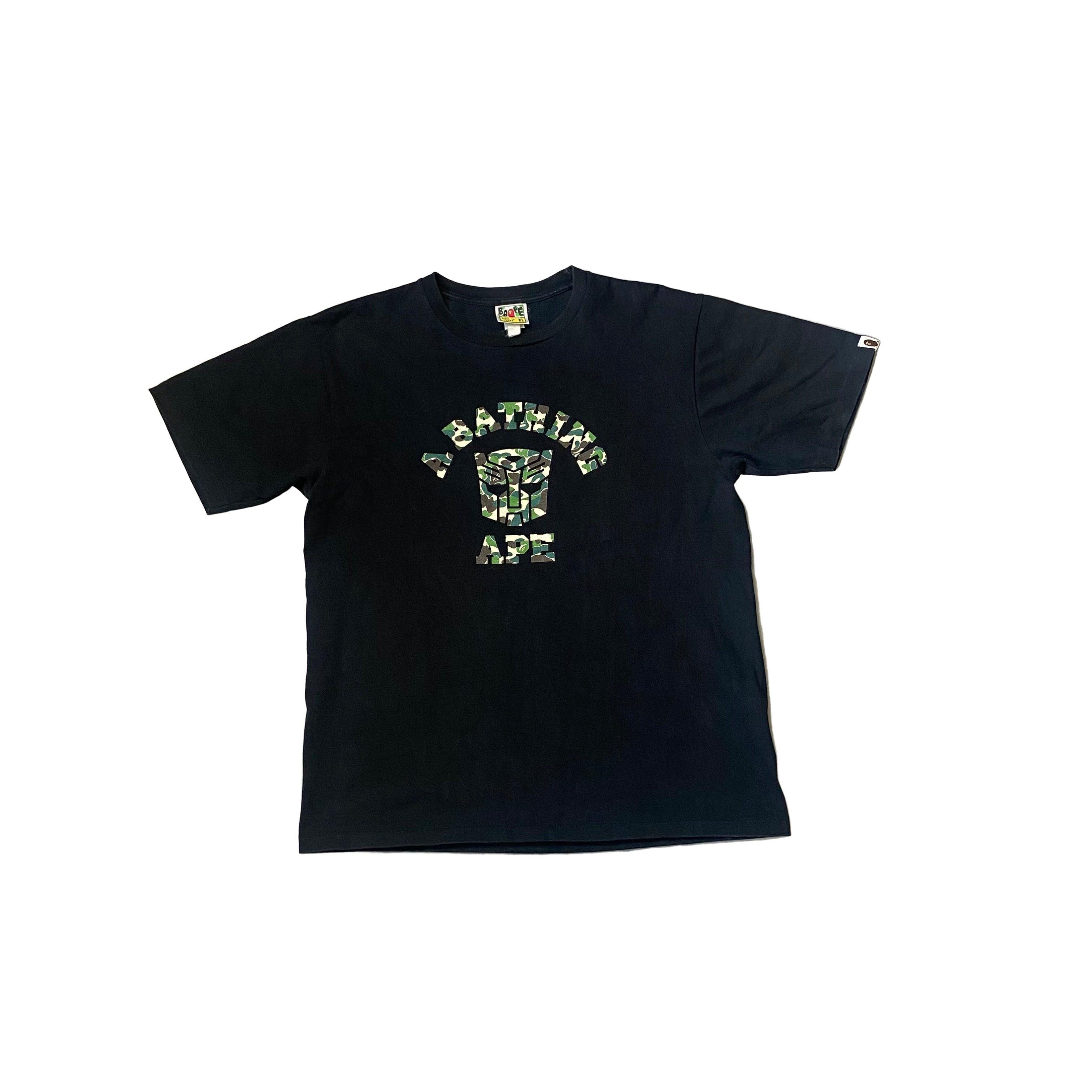Black A Bathing Ape (BAPE) x Transformers Tee - XL