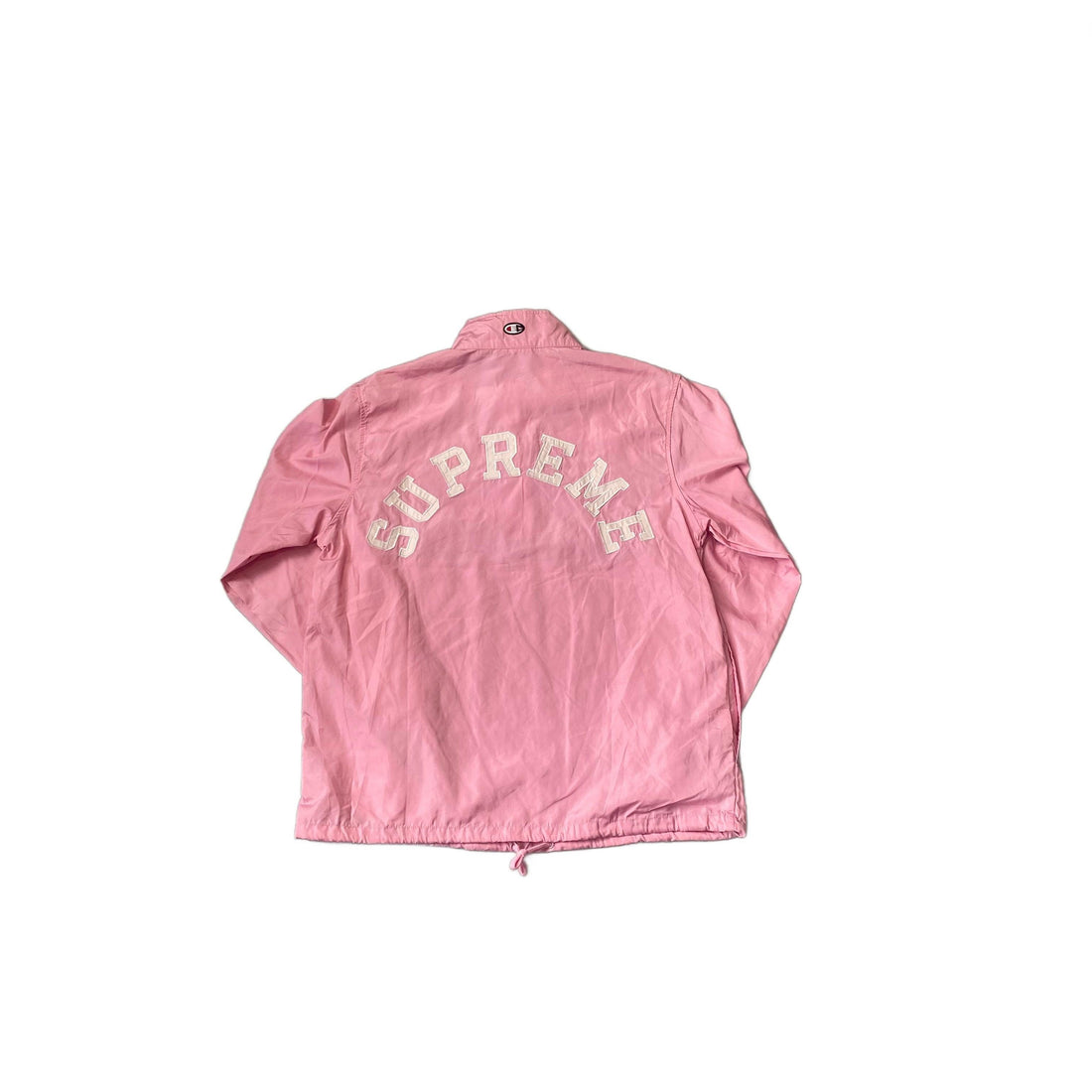 Pink Supreme x Champion 1/4 Zip Jacket - S