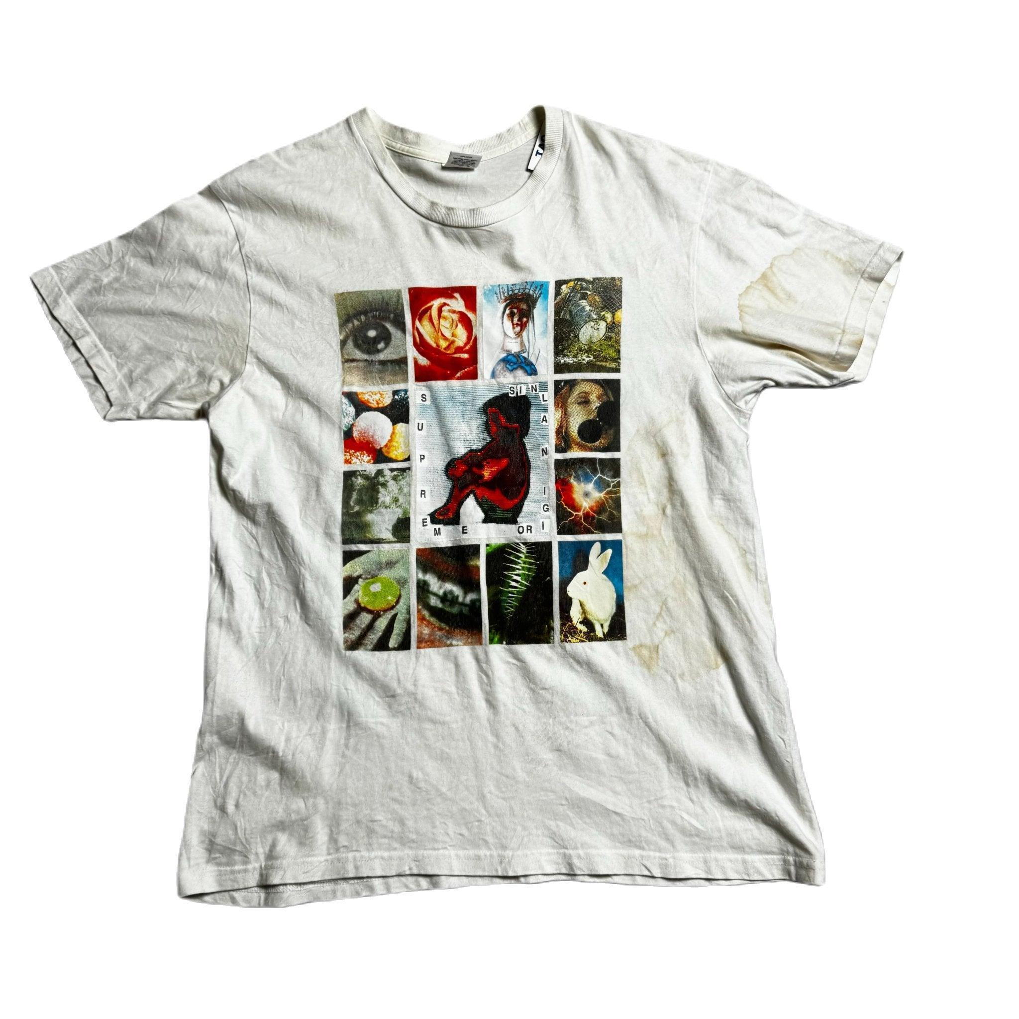 White Supreme Tee - L