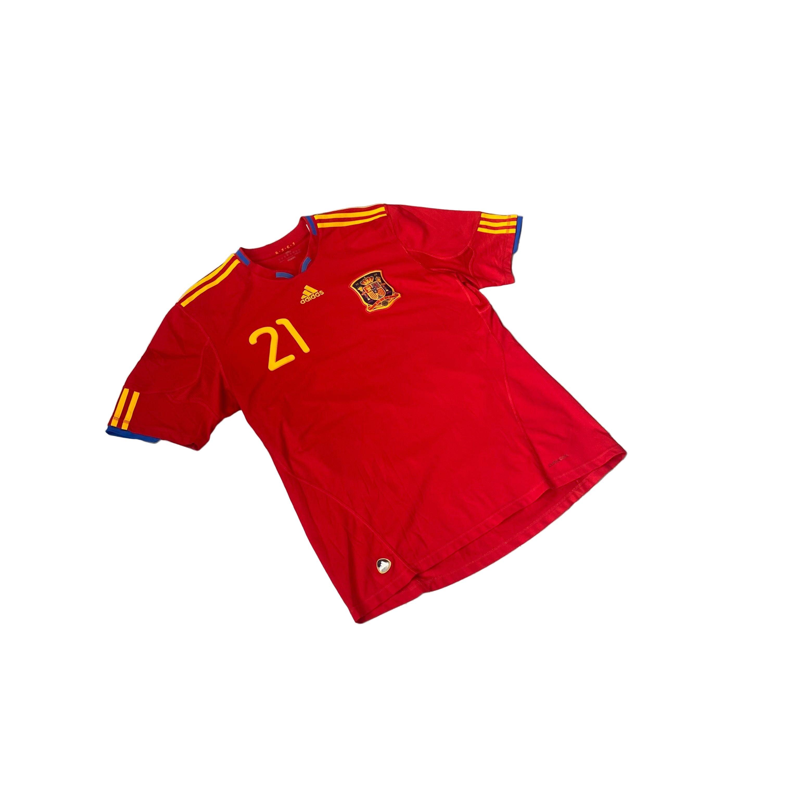2009 - 10 Spain Home ‘Silva’ Shirt - XL