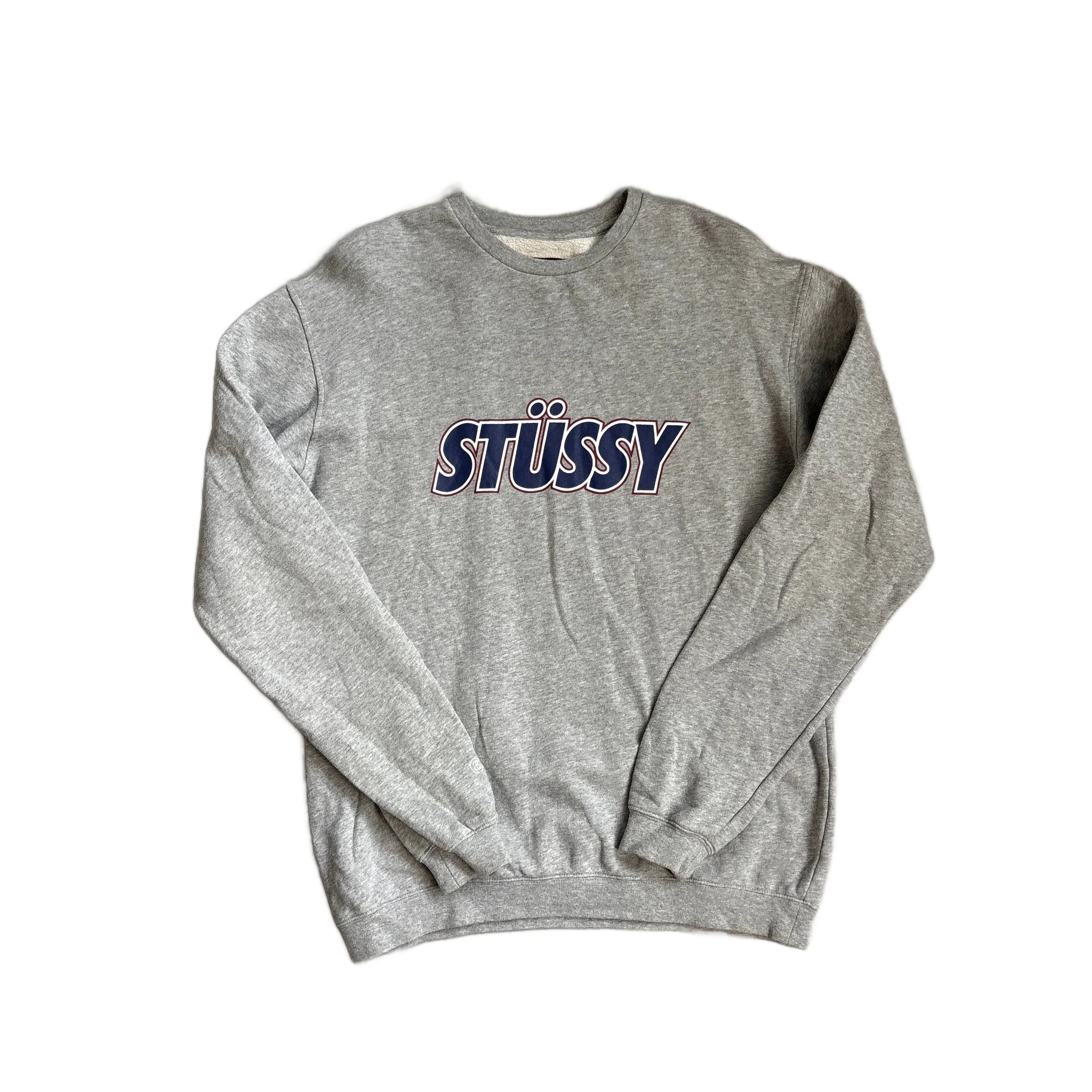 Grey Stussy Sweatshirt - S