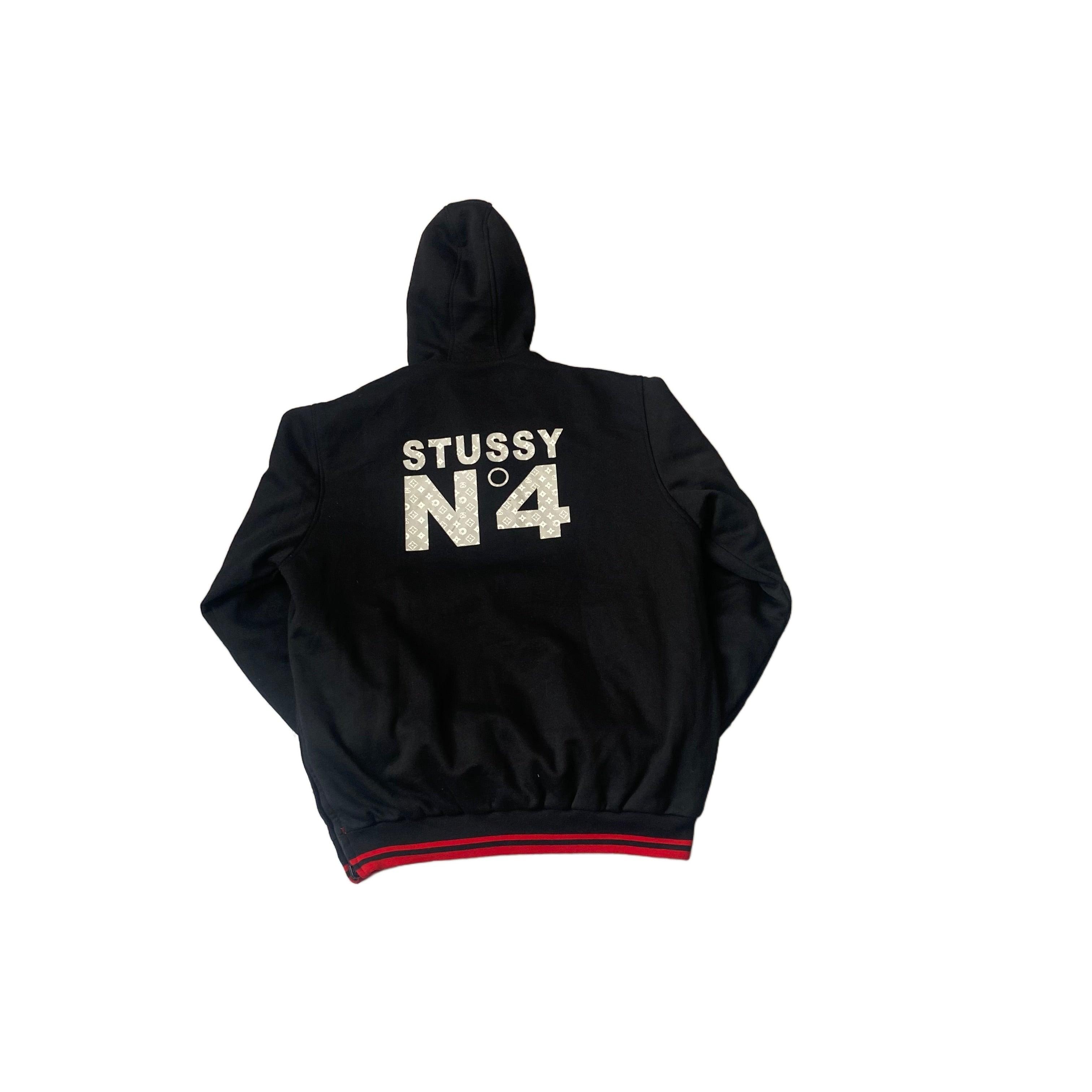 Black + Red Stussy Reversible Jacket - XL