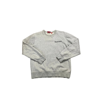 Grey Supreme Sweatshirt - L