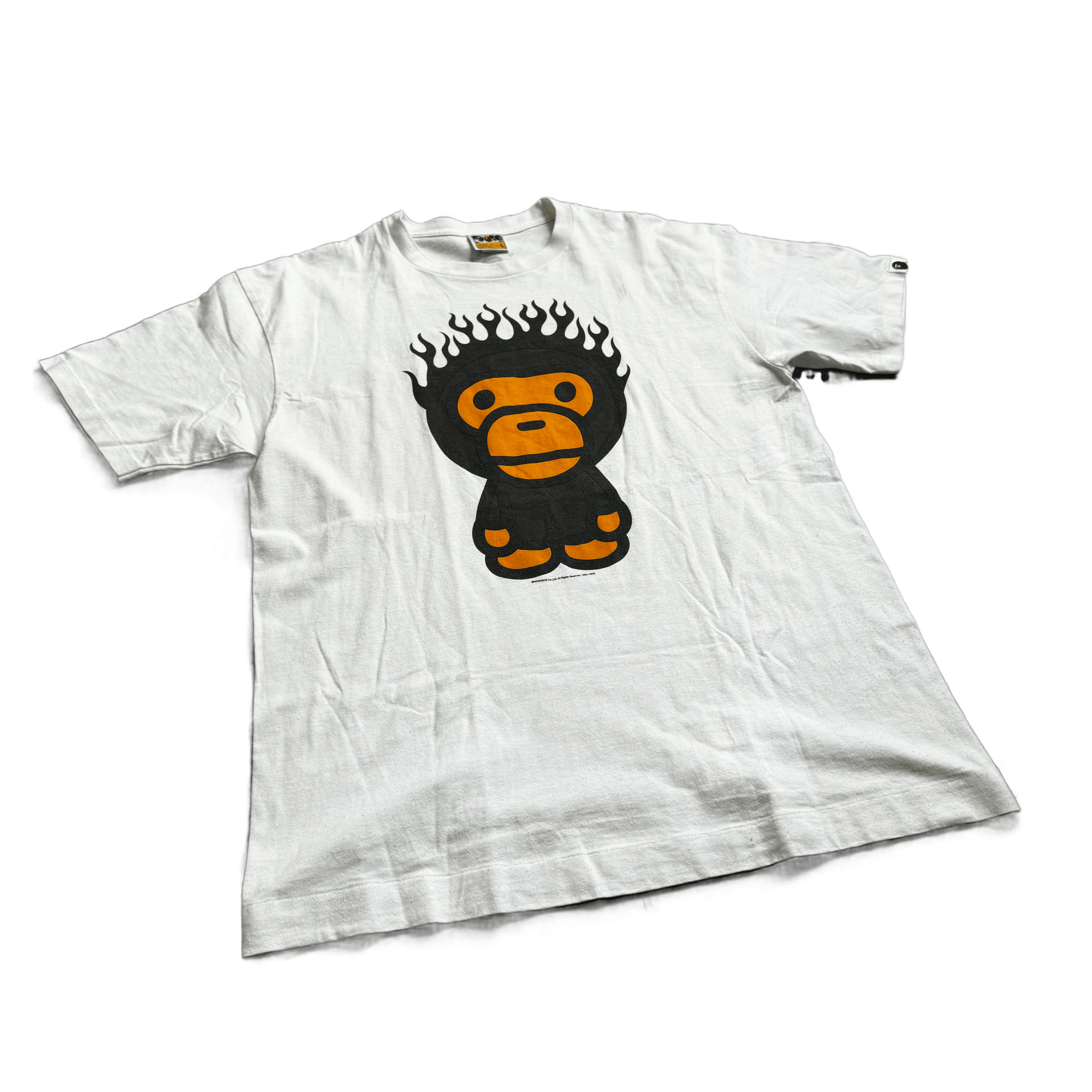 White A Bathing Ape (BAPE) Tee - L