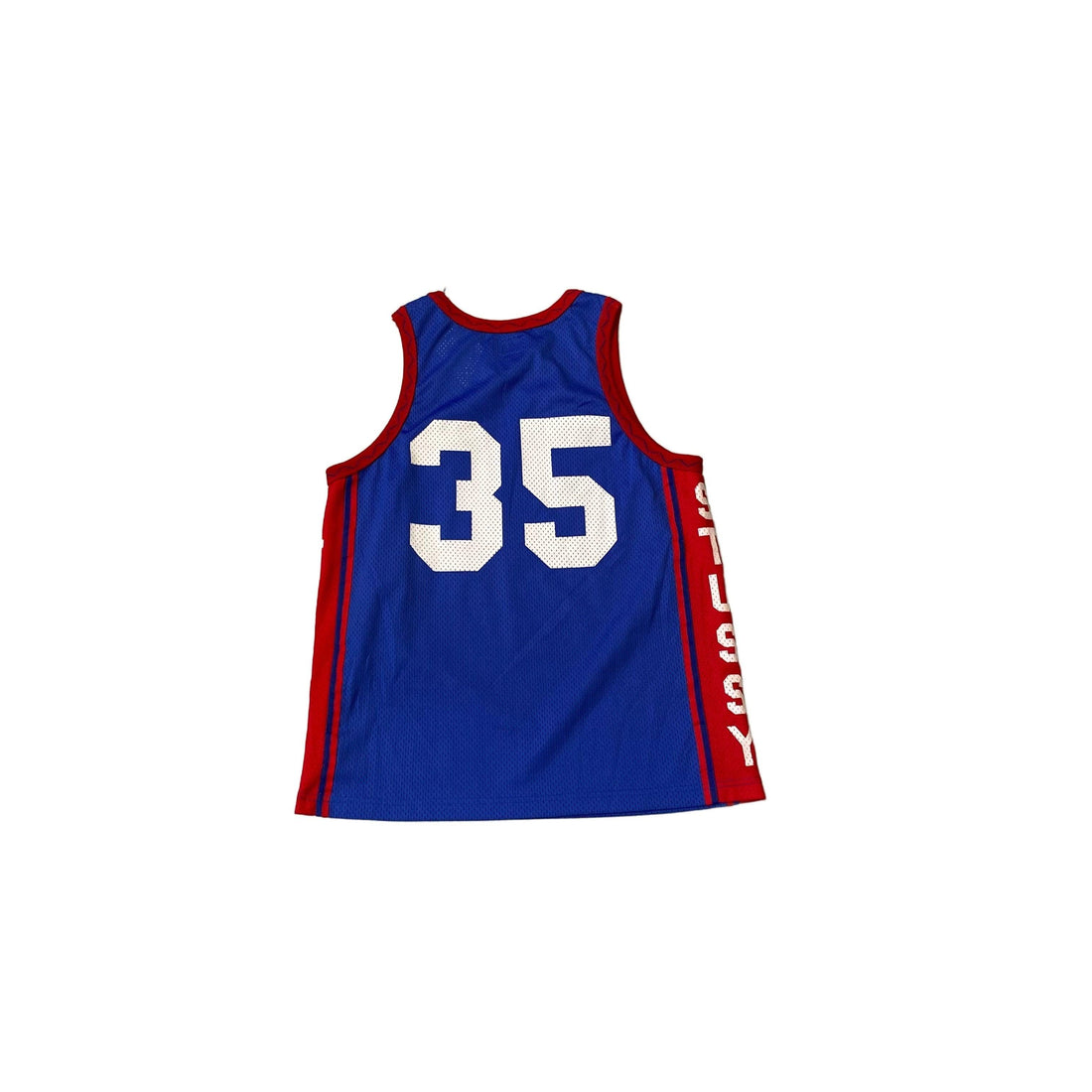 Blue Stussy Basketball Jersey - S