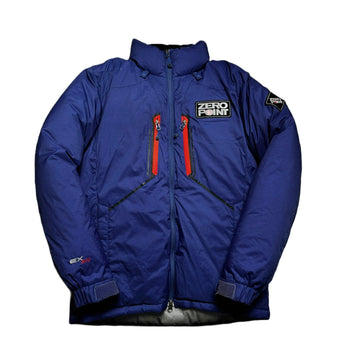 Vintage Blue Montbell Zero Down Puffer Coat - S