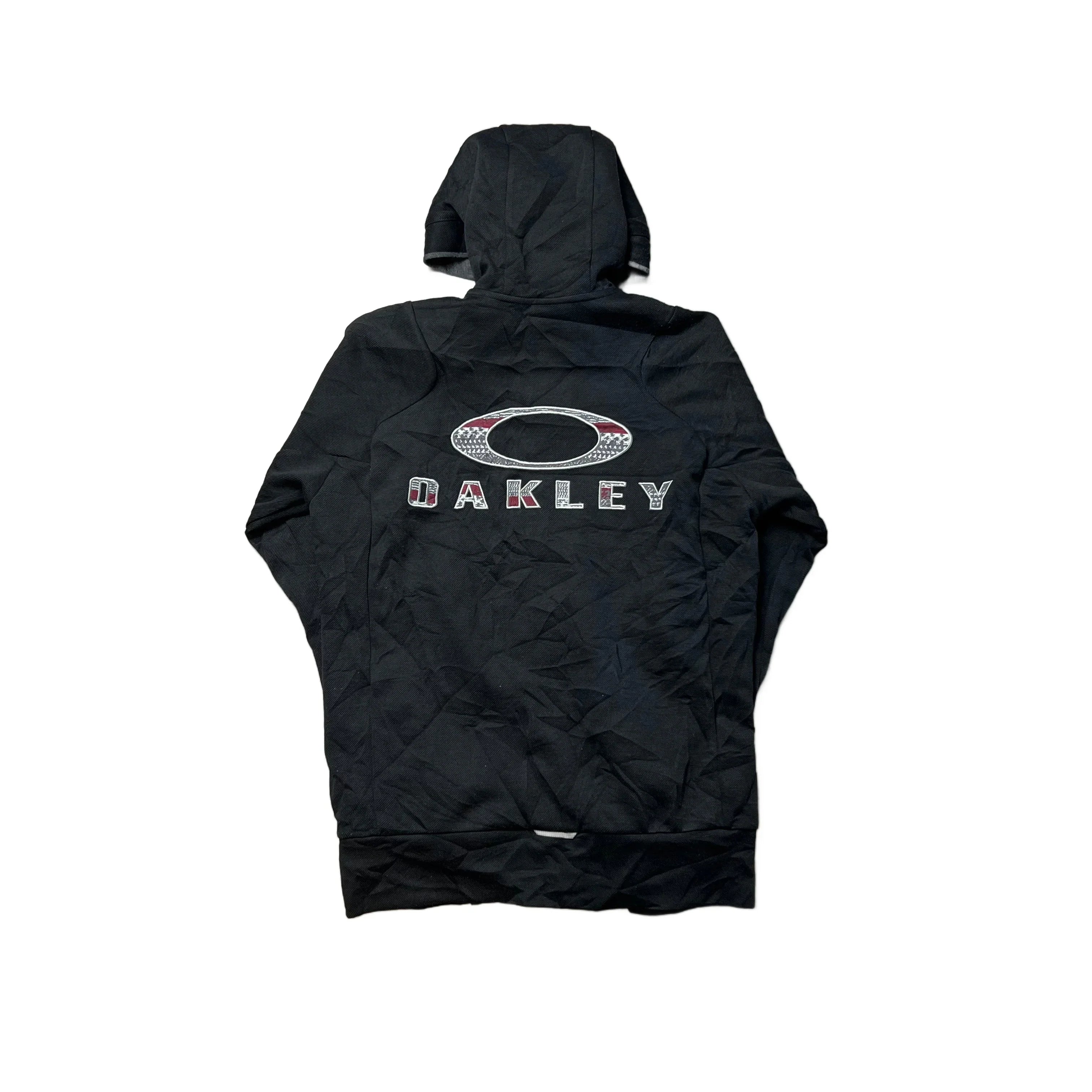 Black Oakley Zip Up Hoodie - S