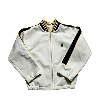 Vintage 90s White Nike Court Jacket - M