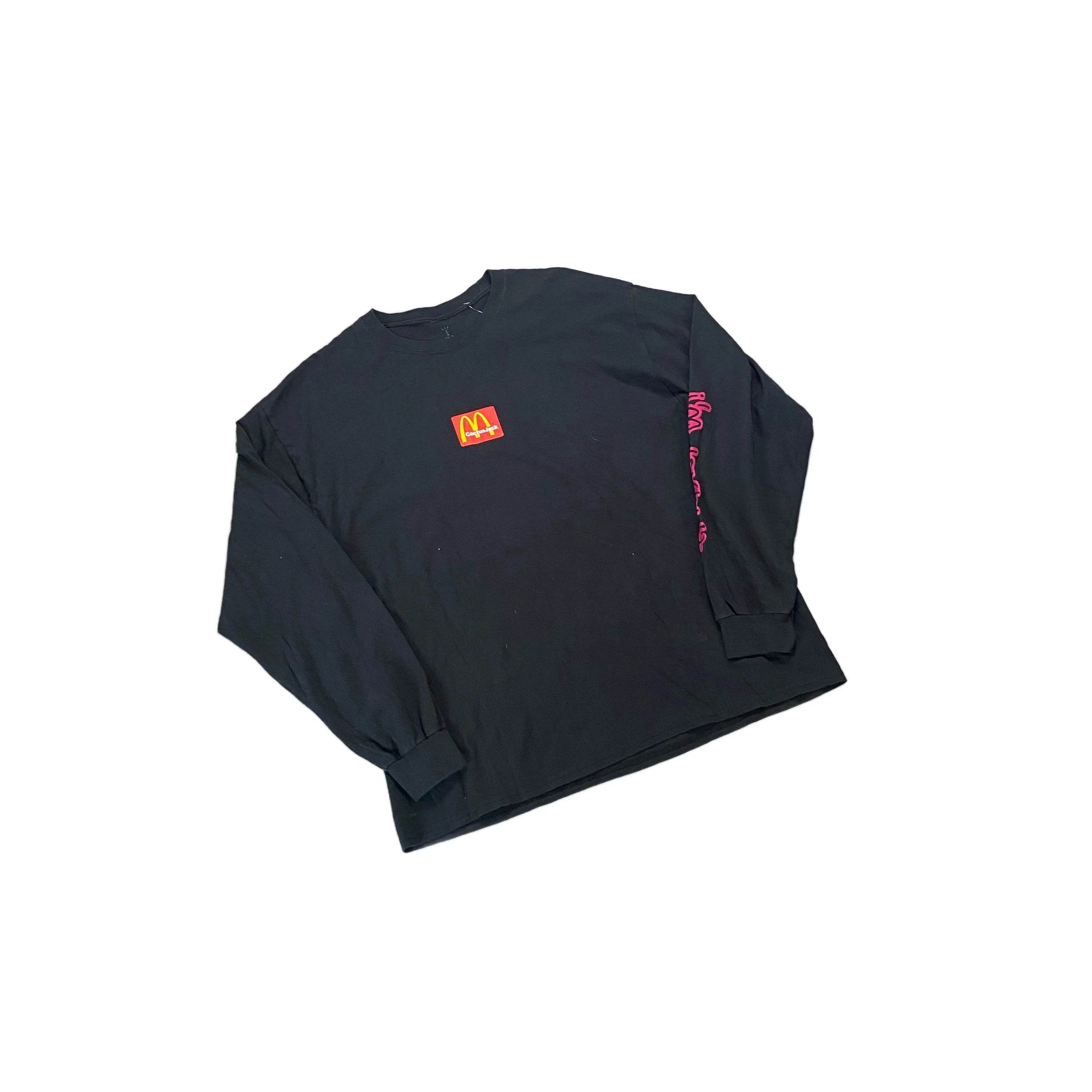 Black Travis Scott Long Sleeve Tee - L