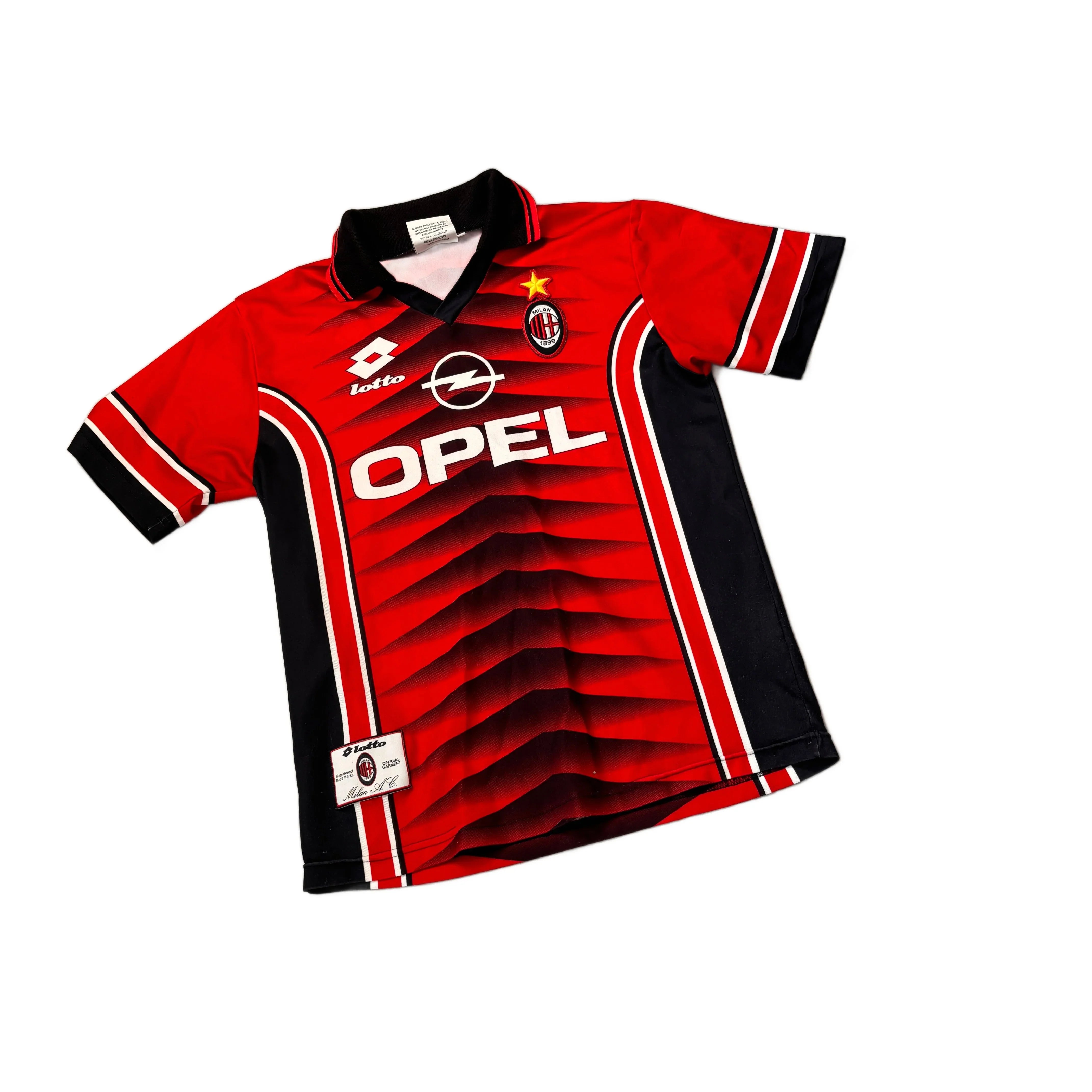 1996 - 97 AC Milan Training Shirt - M