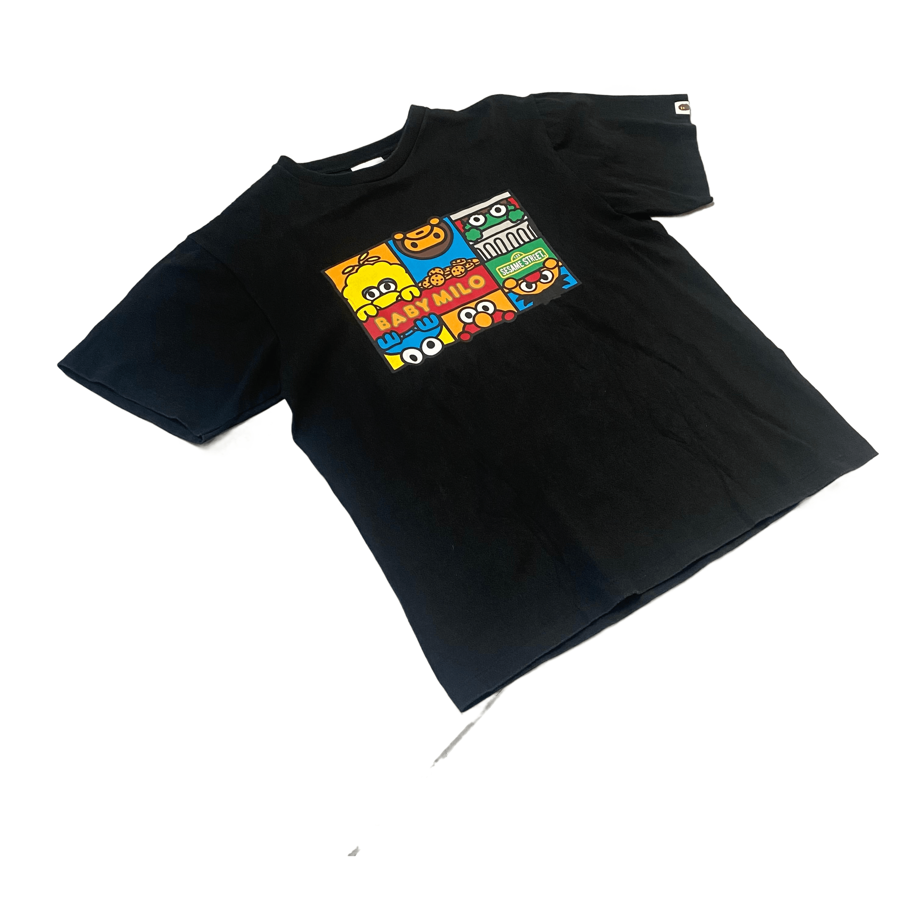 Black A Bathing Ape (BAPE) x Sesame Street Tee - M