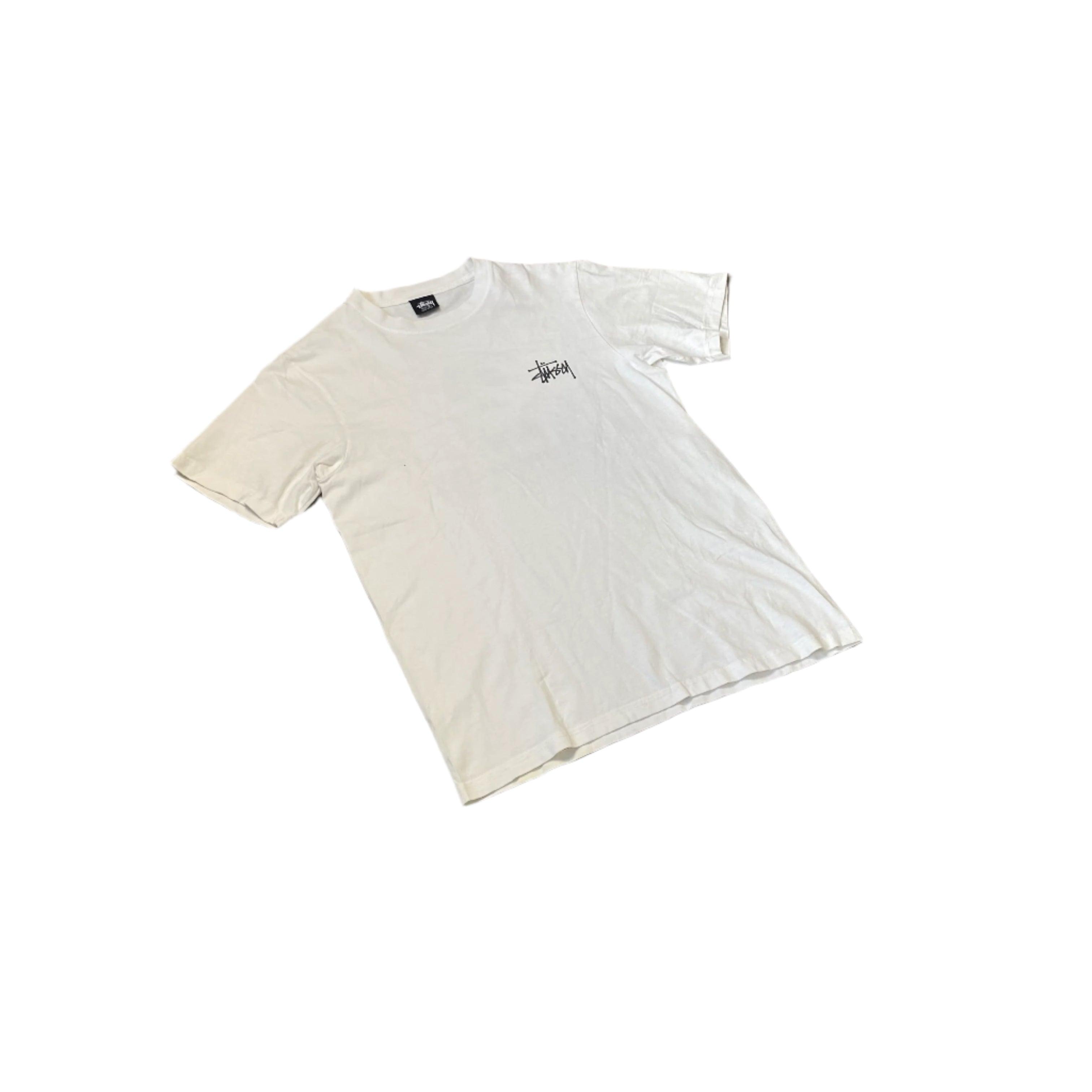 White Stussy Tee - S