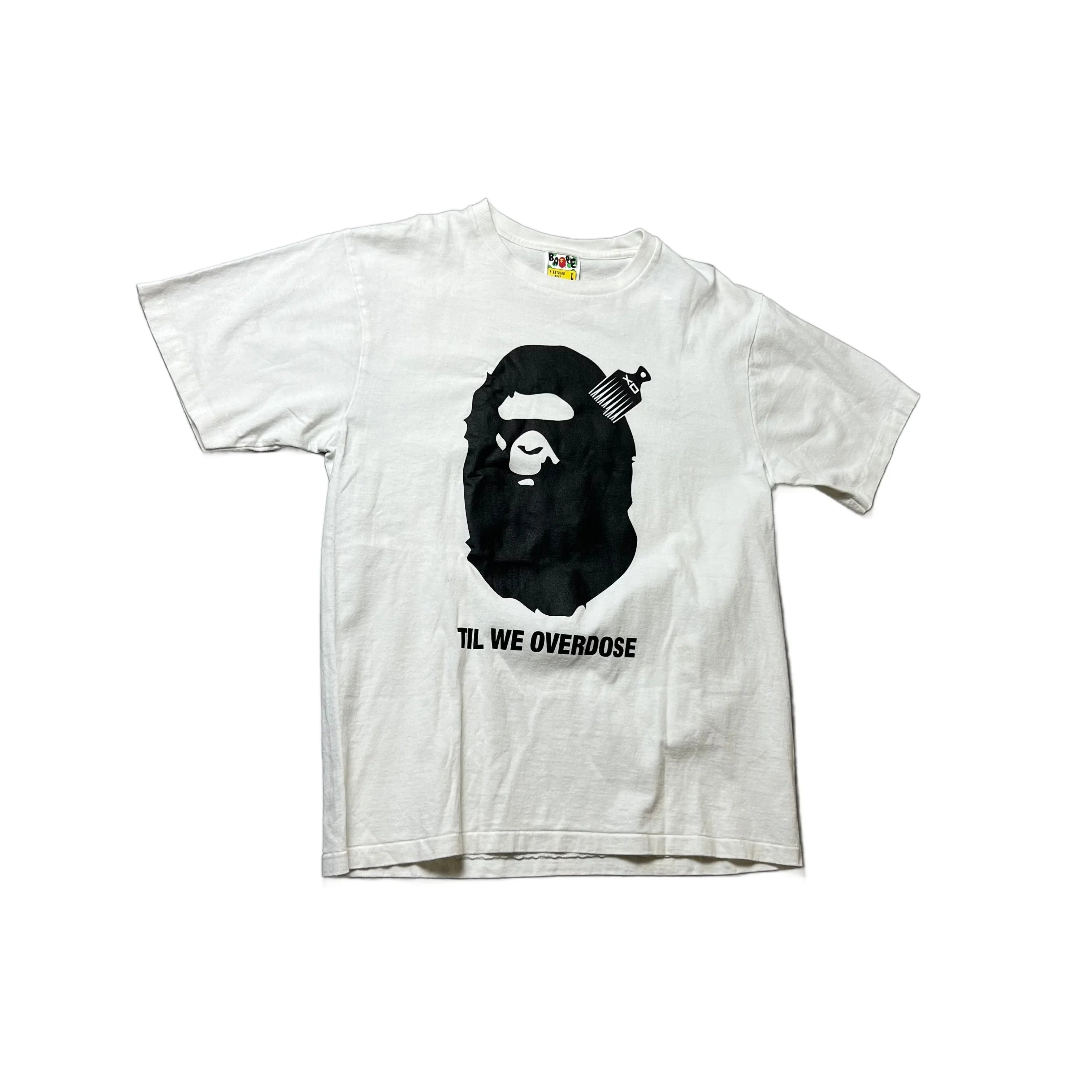 White A Bathing Ape (BAPE) x The Weeknd Tee - L