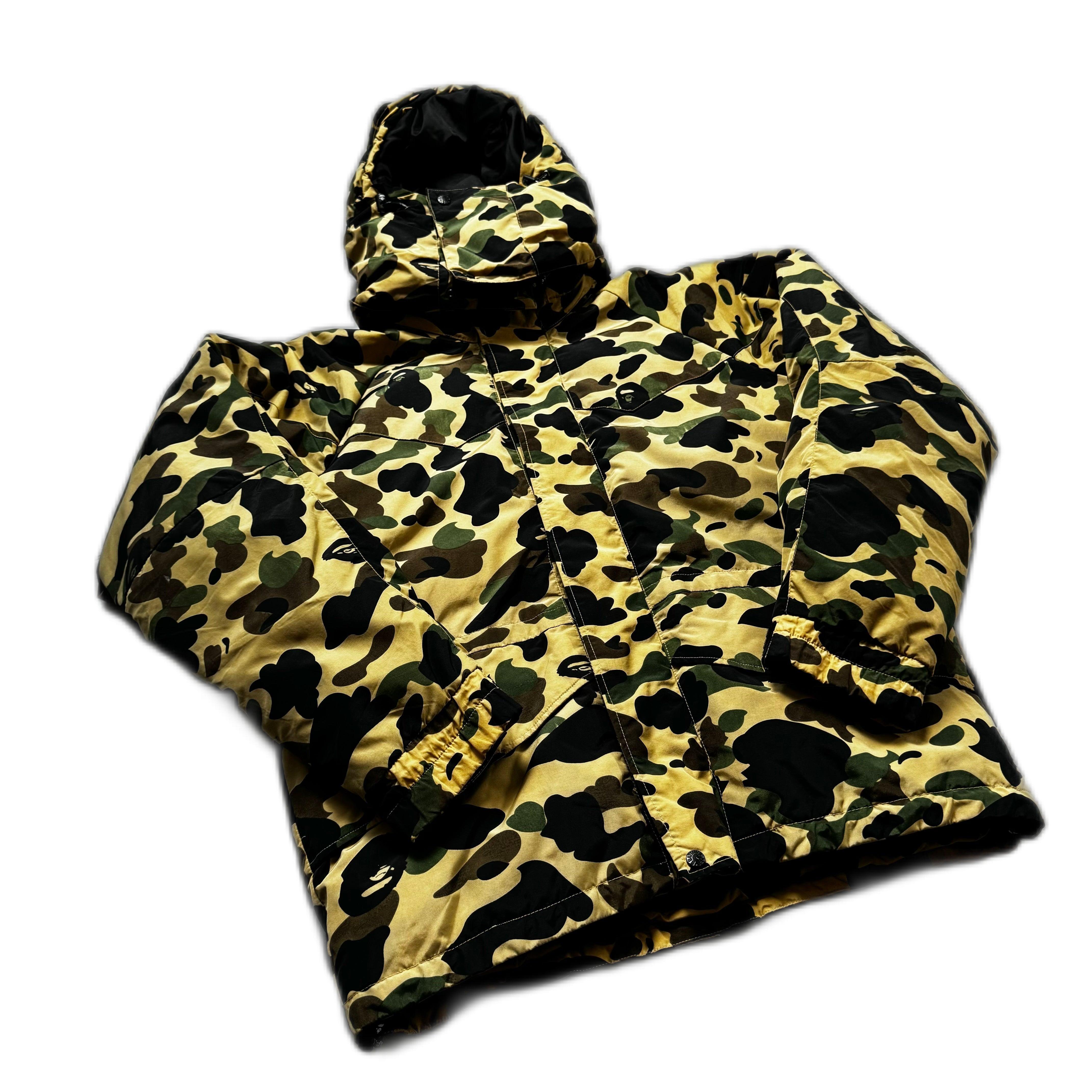 Camo A Bathing Ape (BAPE) Puffer Coat - M
