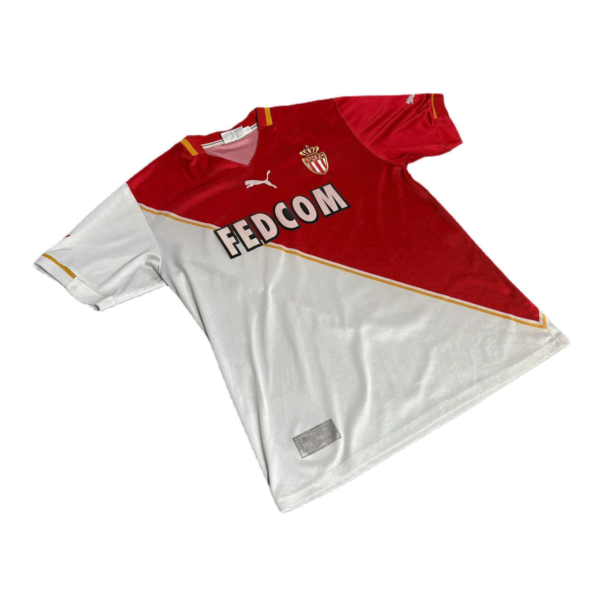 2001 - 02 Monaco Home Shirt - L