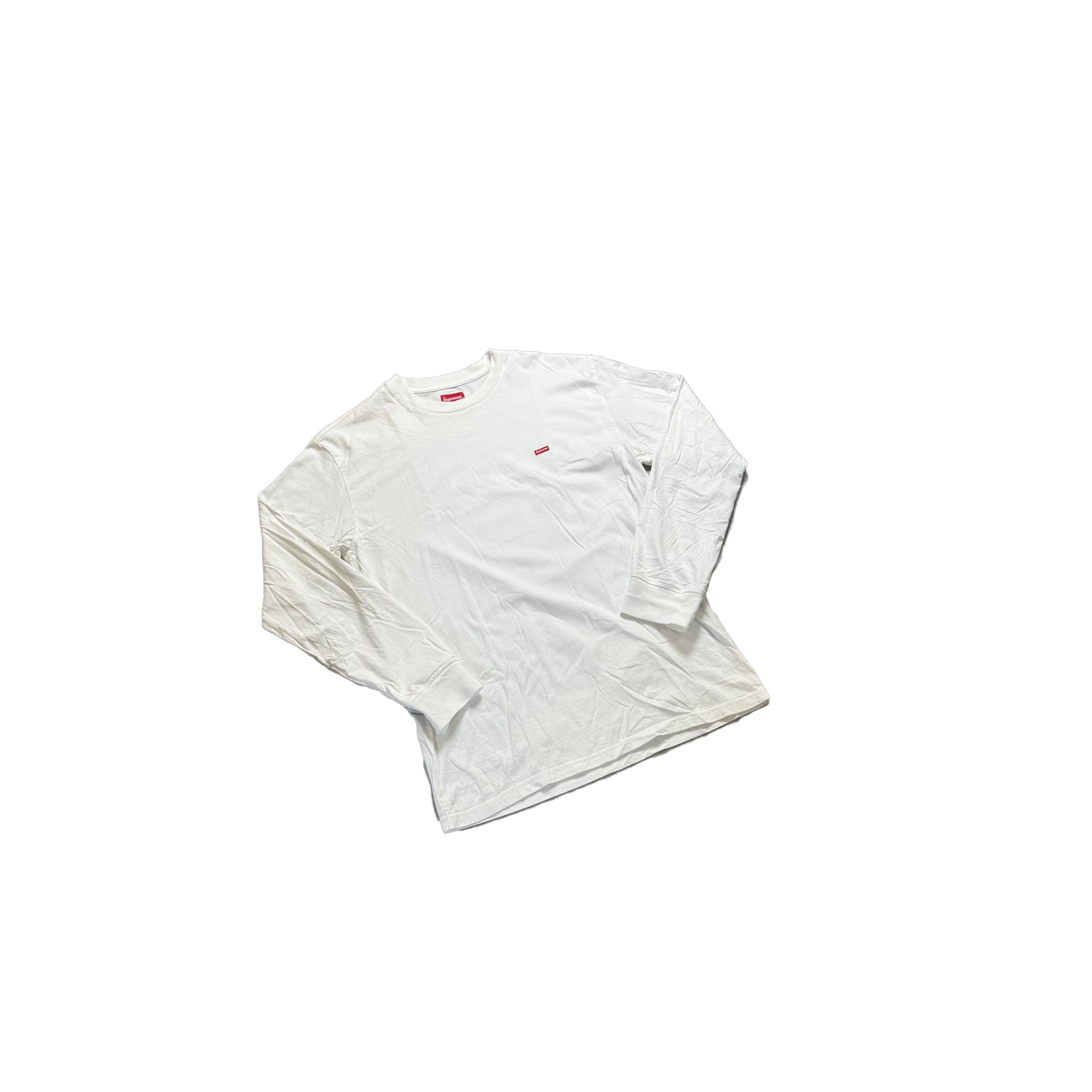 Brand New White Supreme Long Sleeve Tee - XL