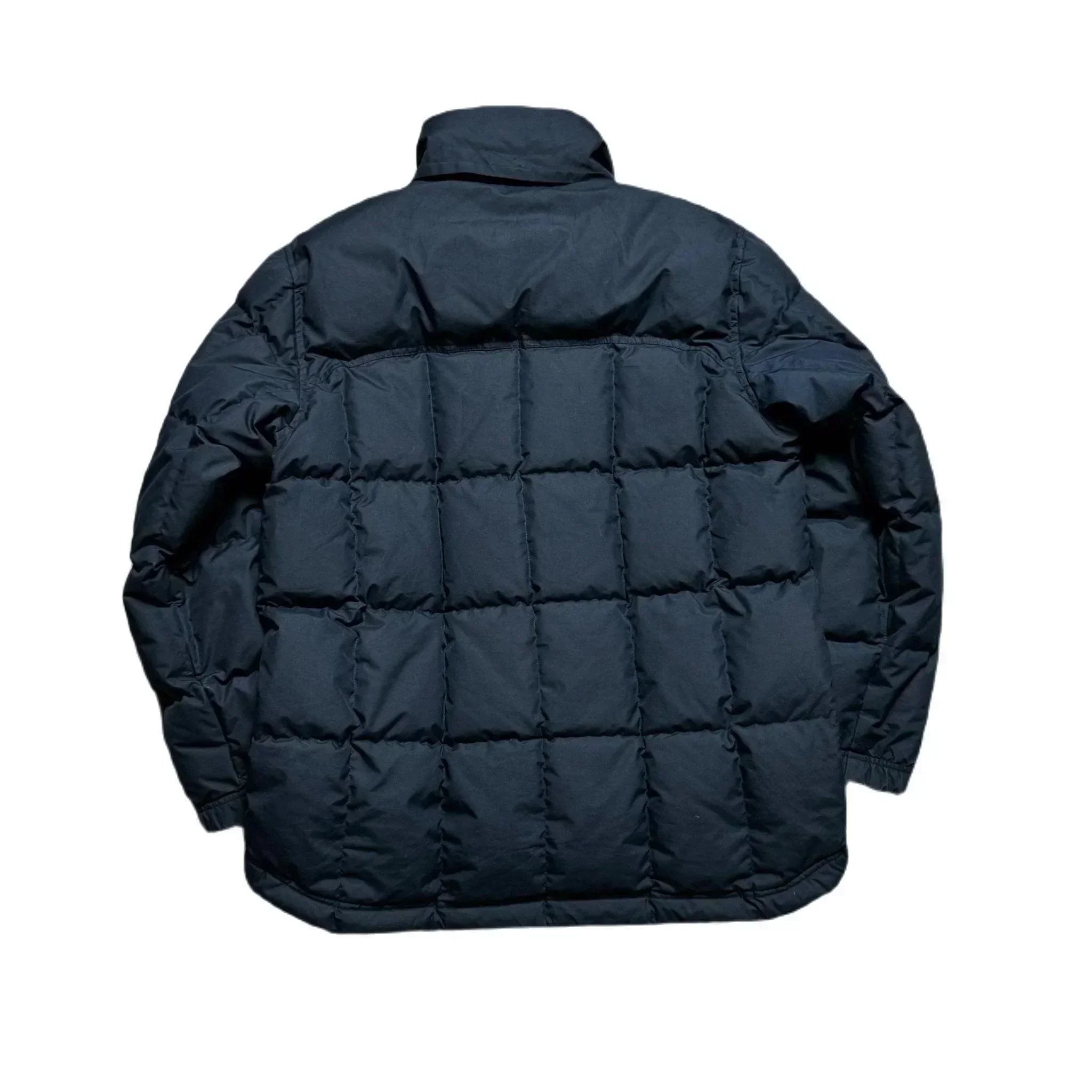 Vintage Navy Blue Nike Puffer Coat - M