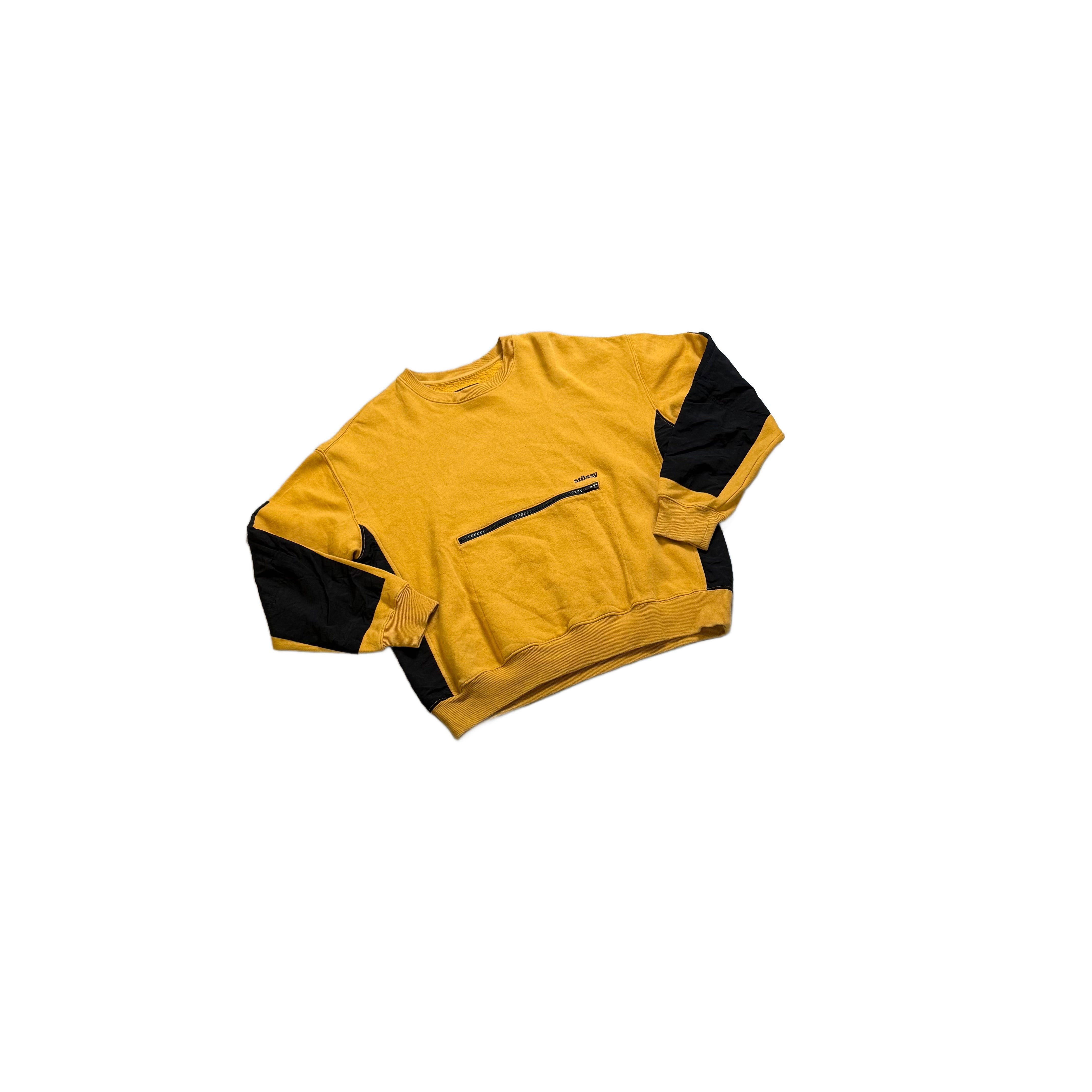 Yellow Stussy Sweatshirt - XS