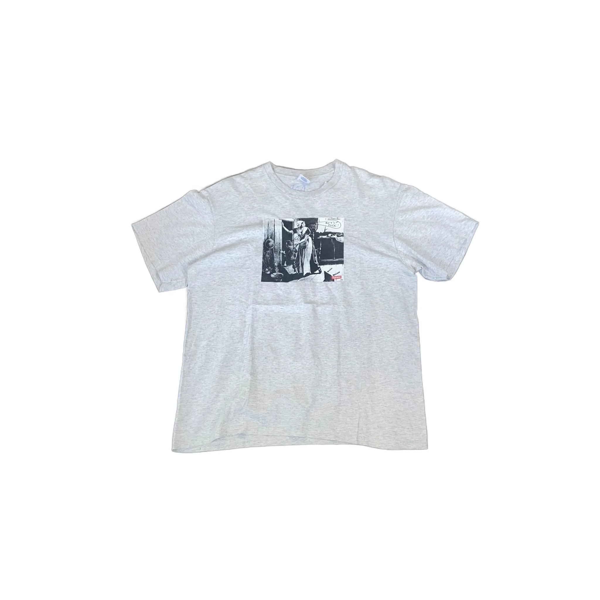 Grey Supreme Tee - M