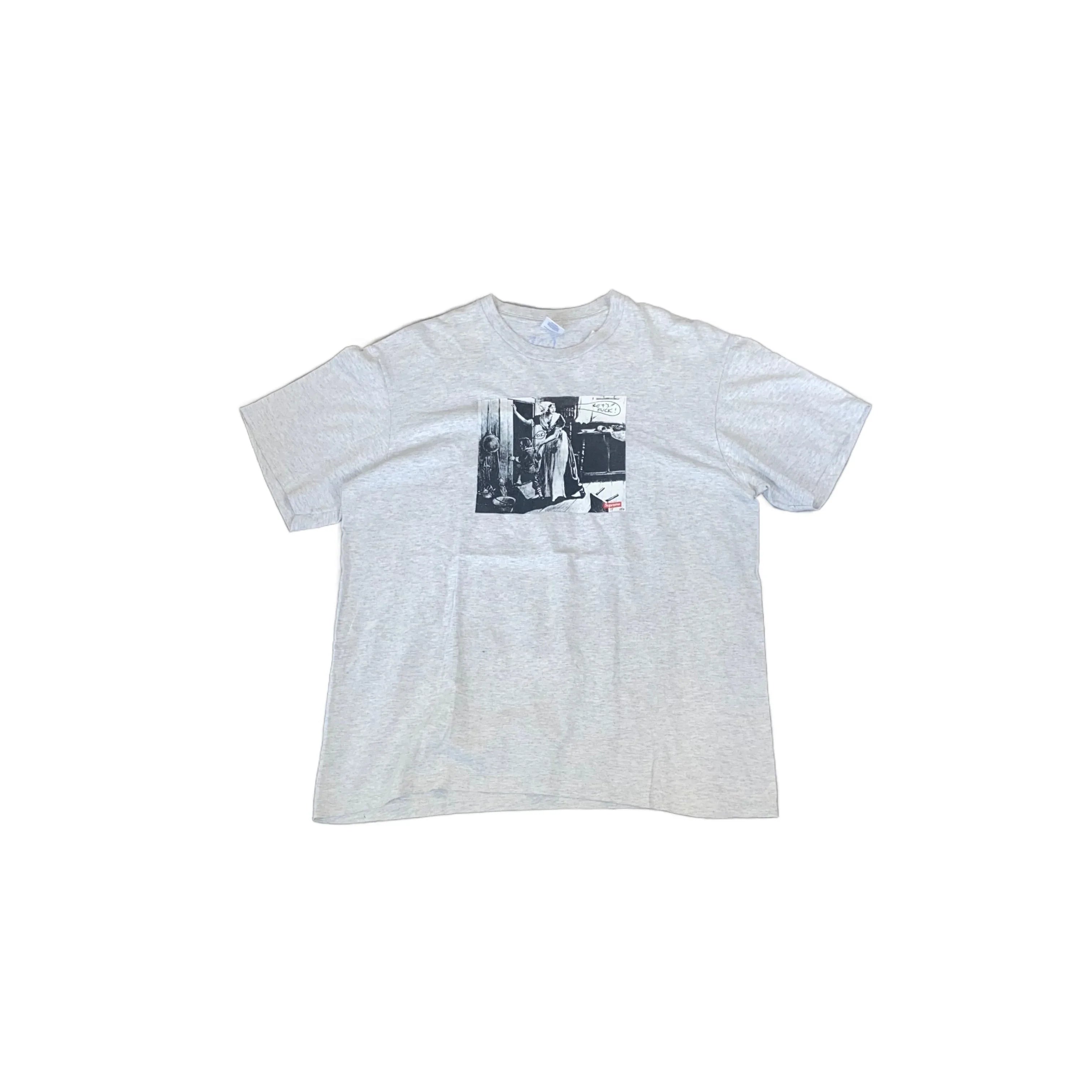 Grey Supreme Tee - M