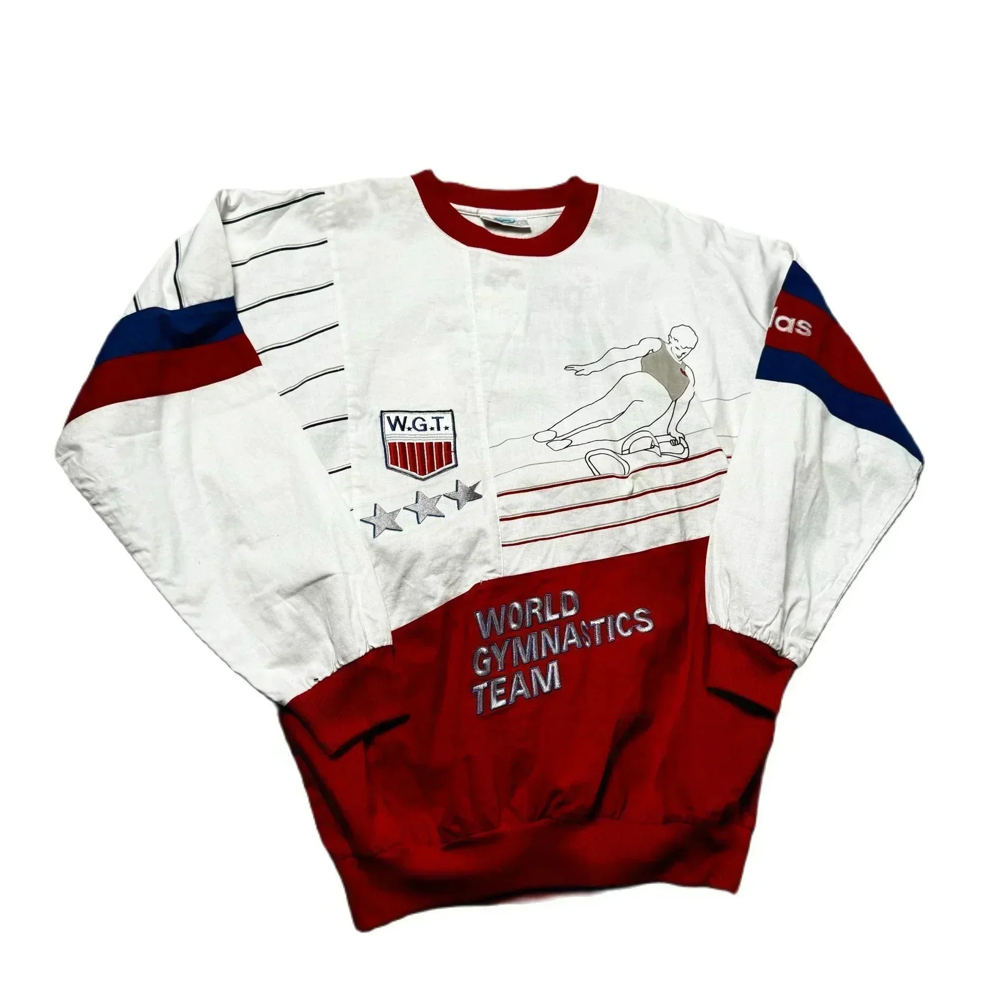 Vintage 90s Adidas Olympics Sweatshirt - XL