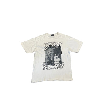 White Stussy Tee - M