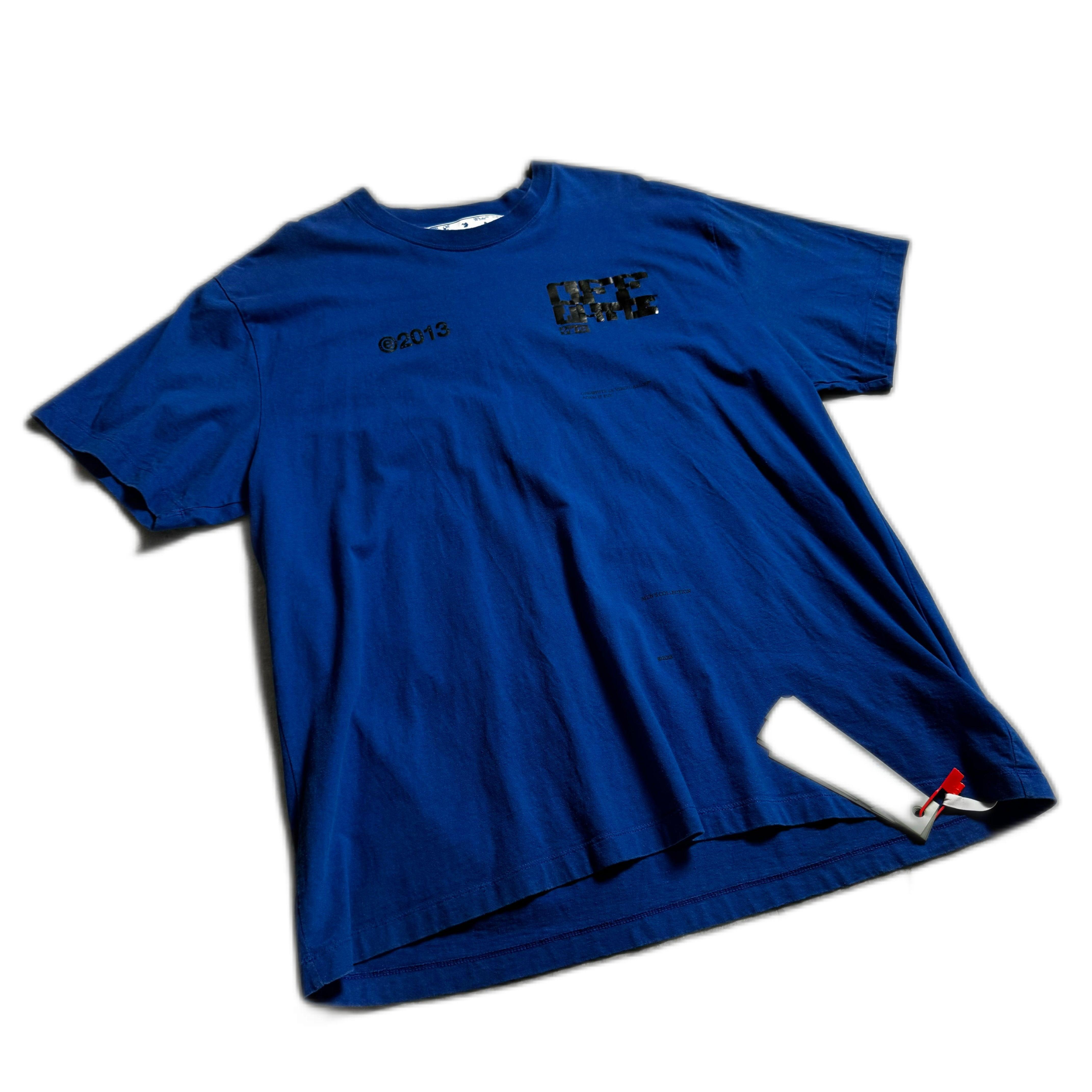 Blue Off-White Tee - M