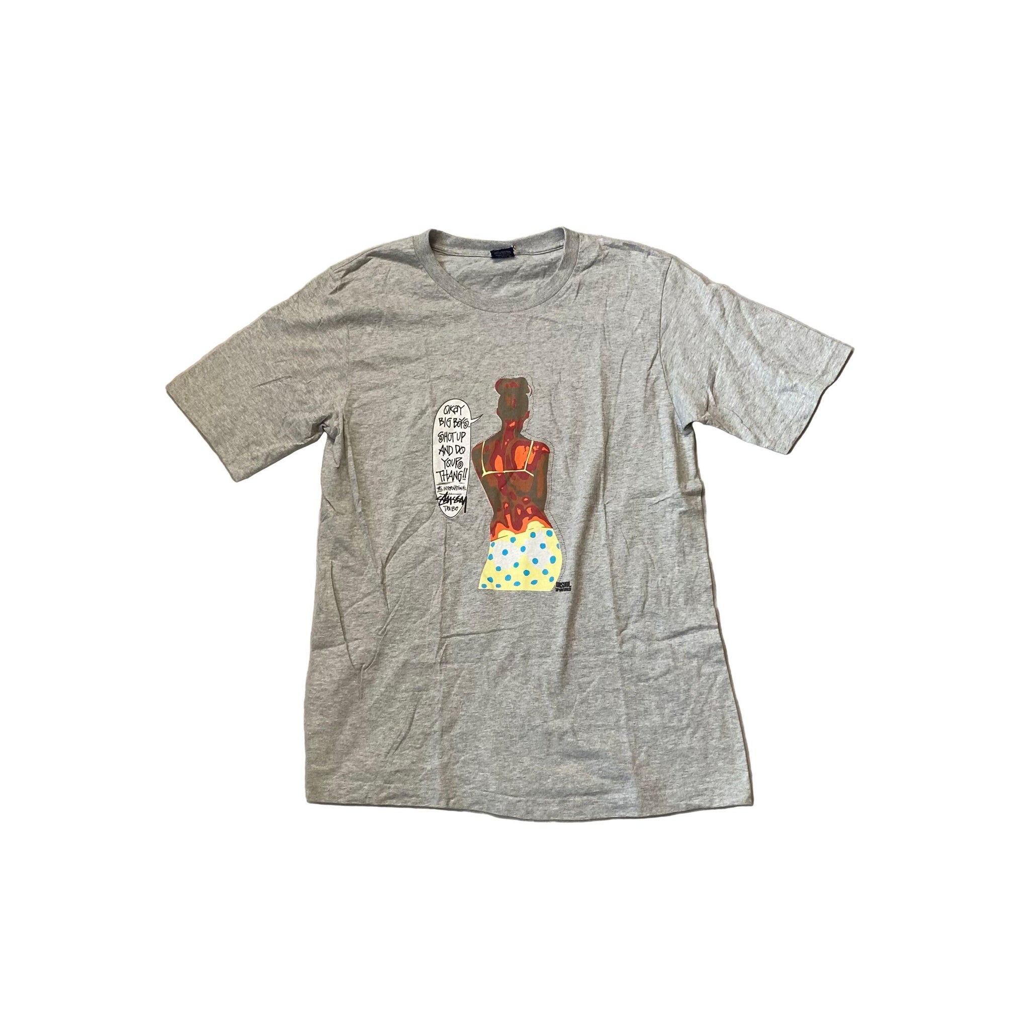 Grey Stussy Tee - XL