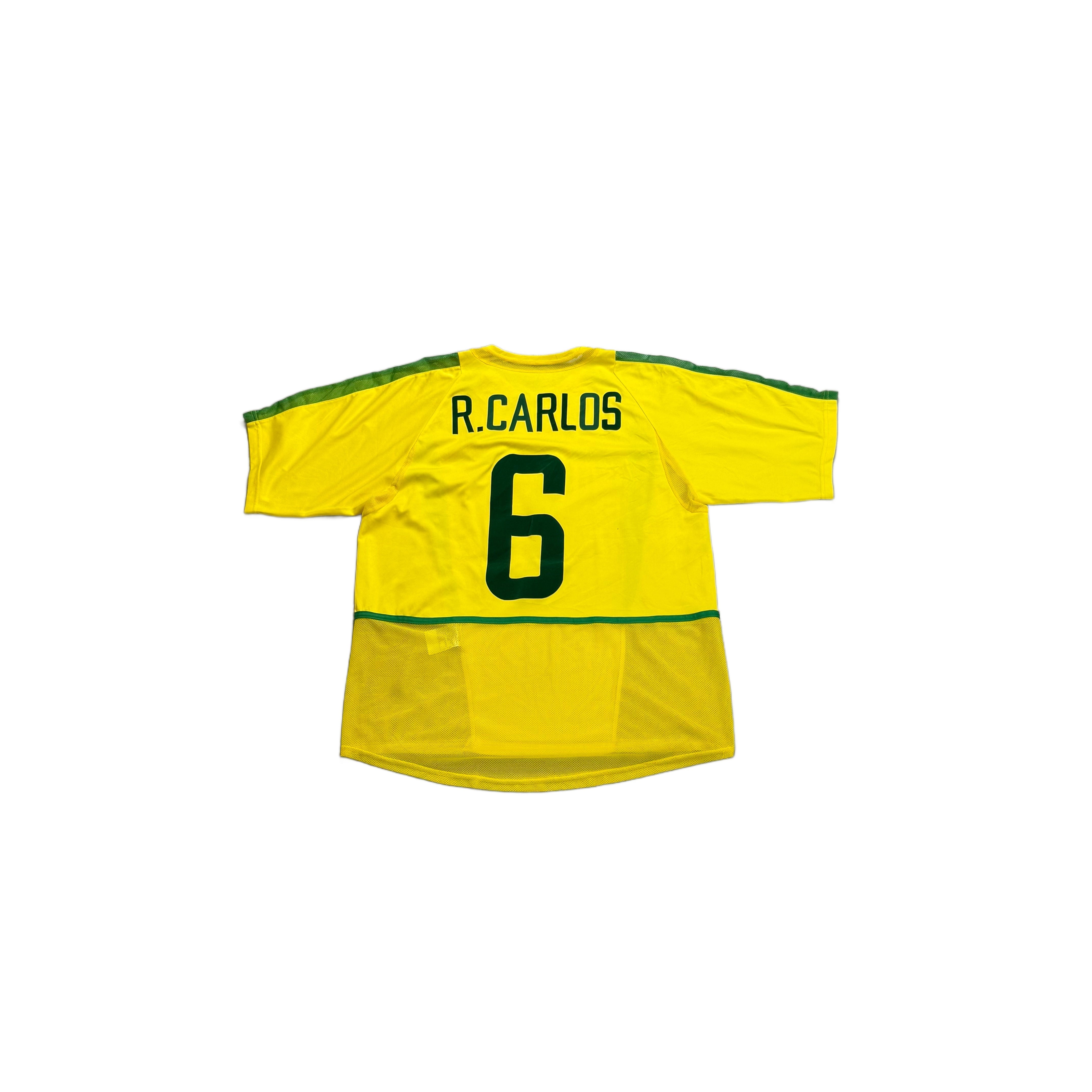 2002 Brazil 'R.Carlos' Shirt - XL