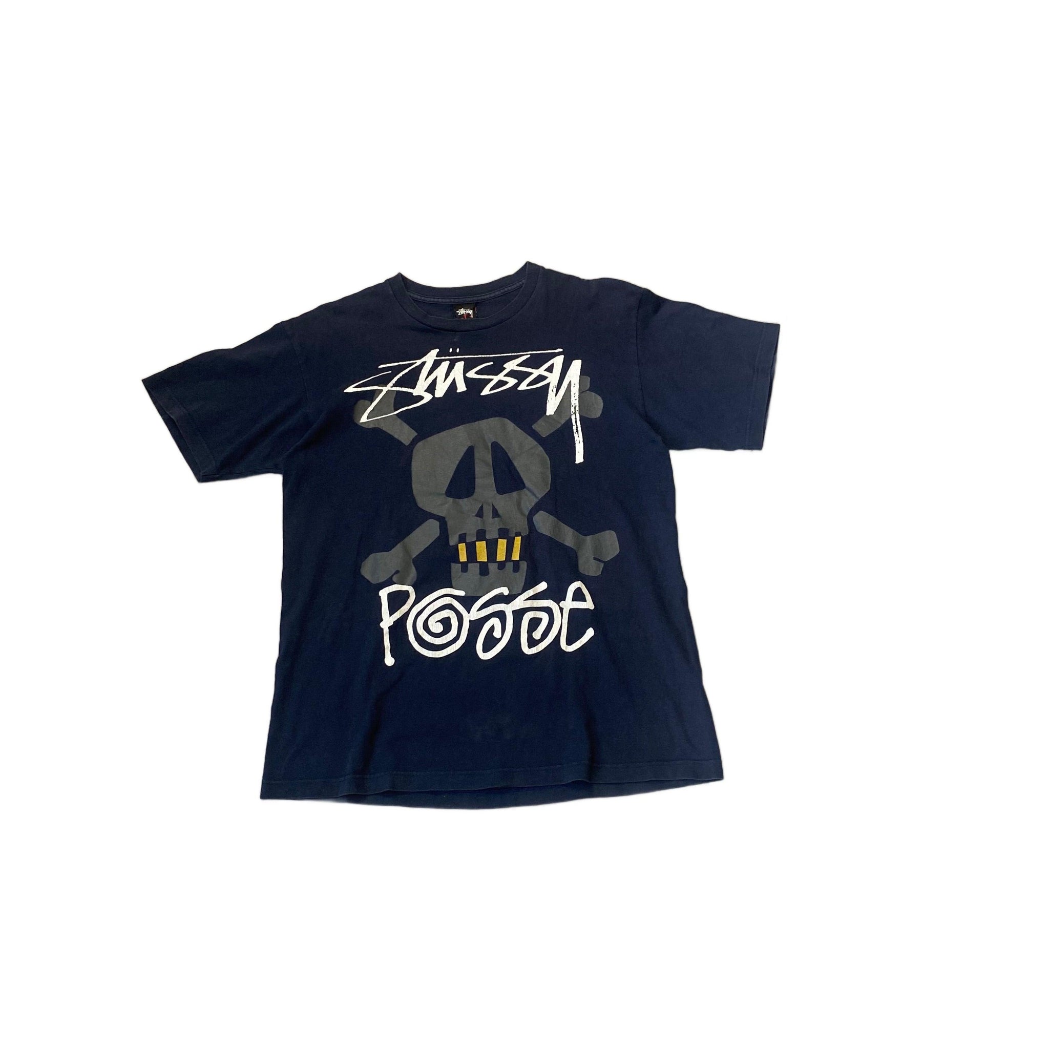 Navy Blue Stussy Tee - L