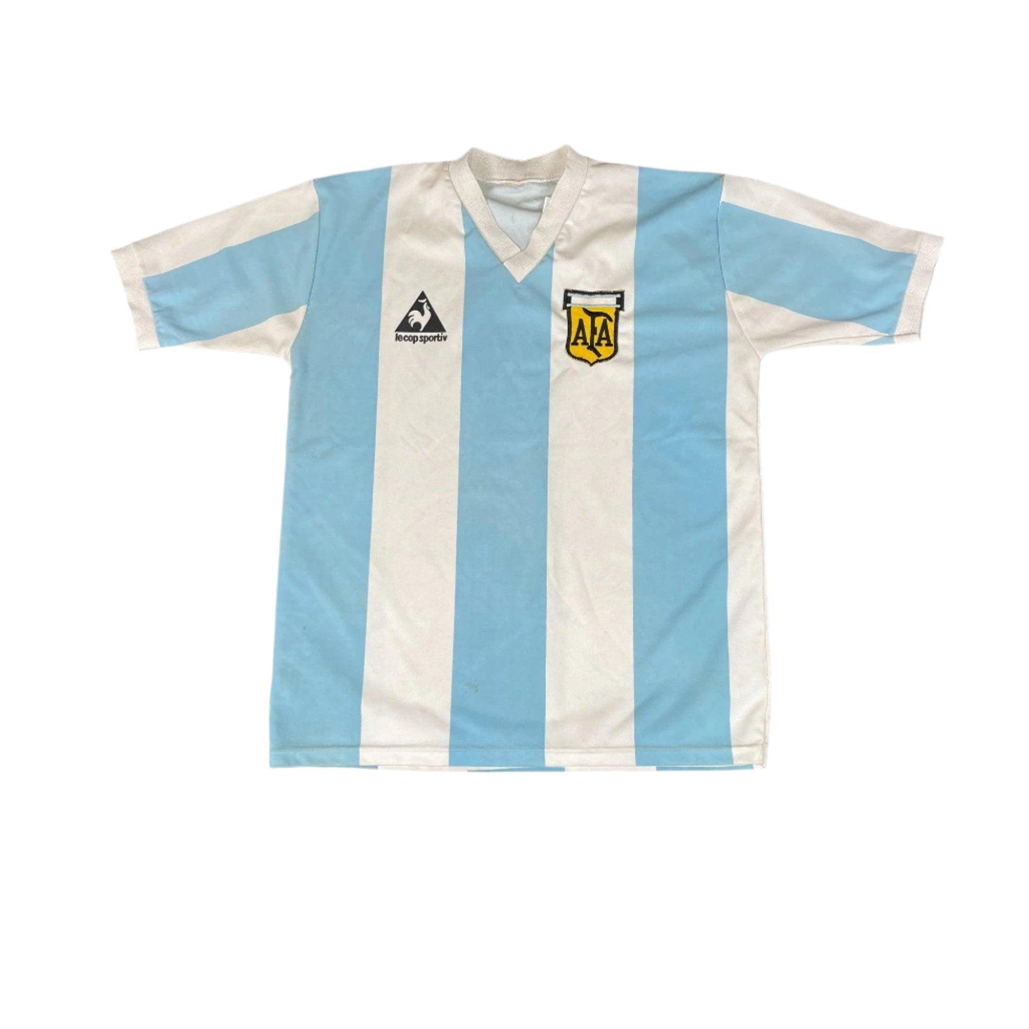 1980-82 Blue + White Argentina Tee - Large - The Streetwear Studio