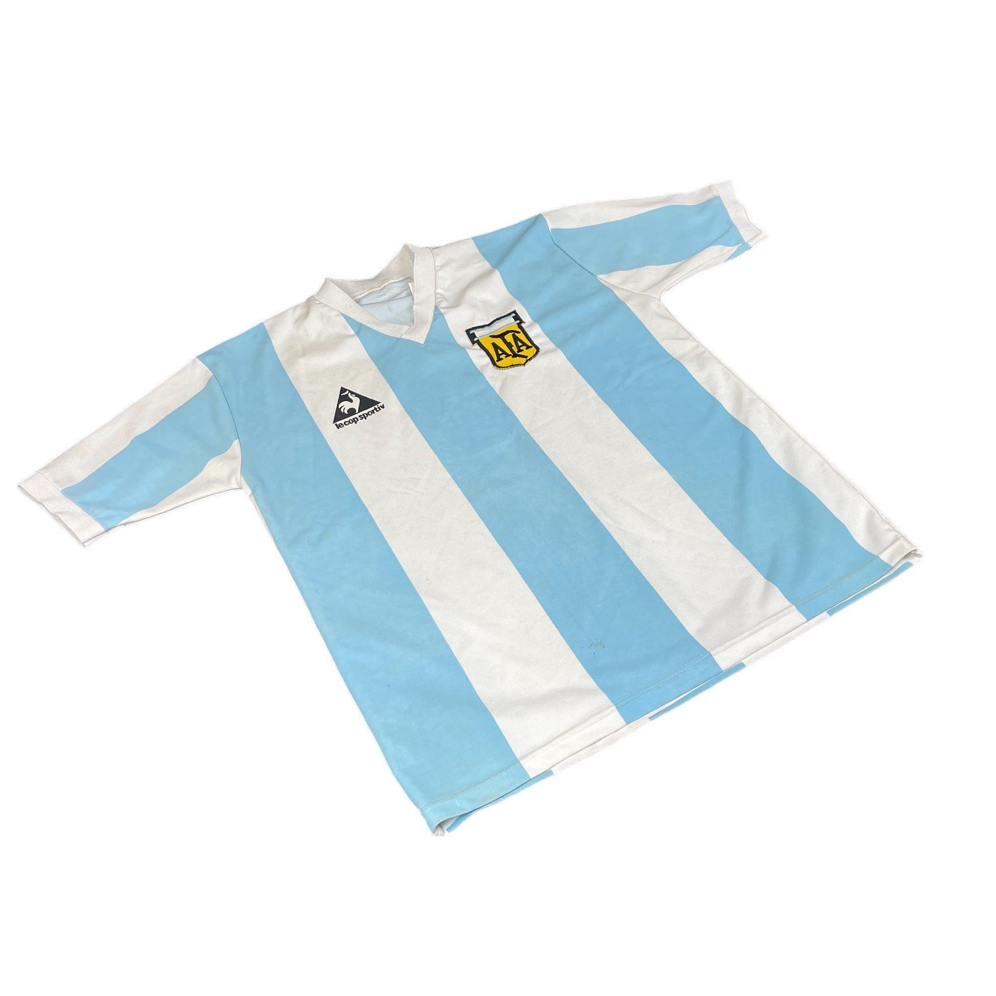 1980-82 Blue + White Argentina Tee - Large - The Streetwear Studio