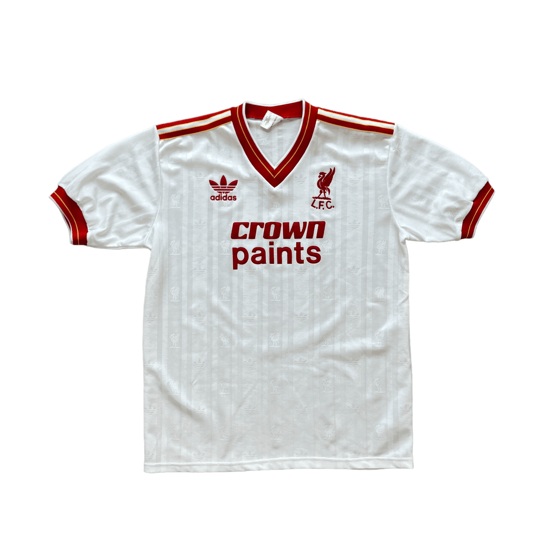 1985-86 Adidas Liverpool Away Shirt - Large - The Streetwear Studio
