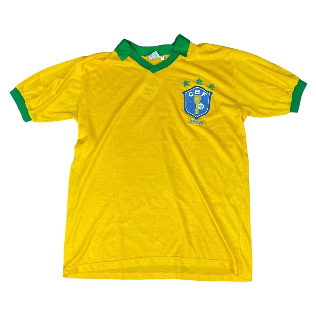 1985-88 Yellow Brazil Shirt - L | The Streetwear Studio