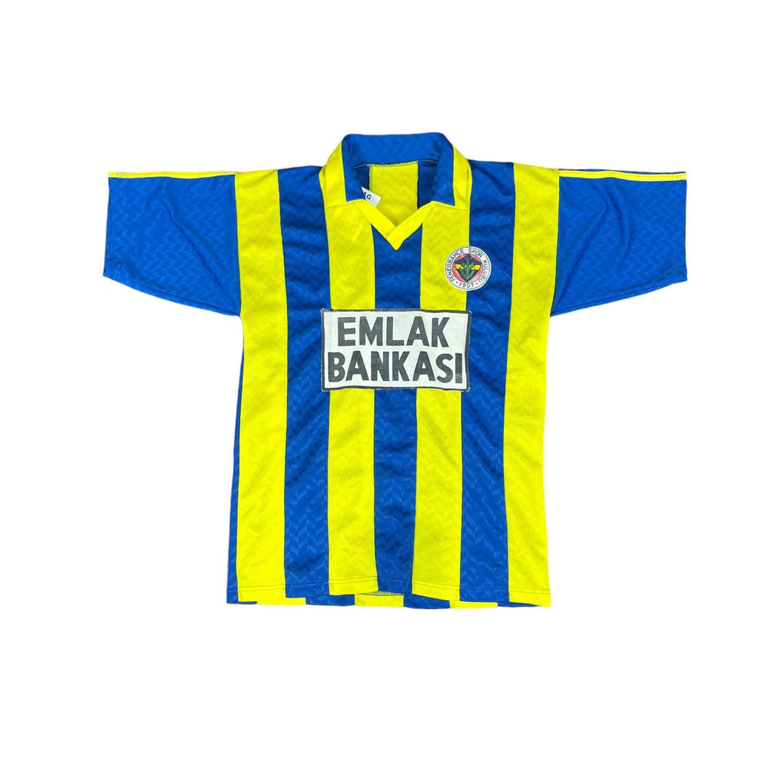 1990-91 Yellow + Blue Fenerbache Tee -Large - The Streetwear Studio