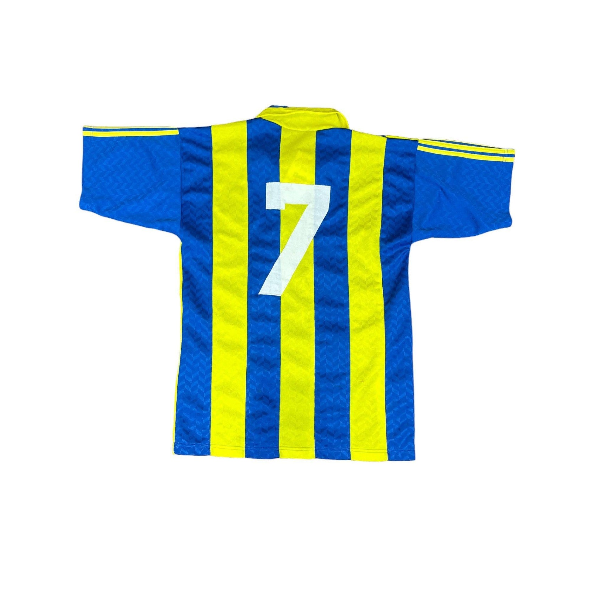 1990-91 Yellow + Blue Fenerbache Tee -Large - The Streetwear Studio